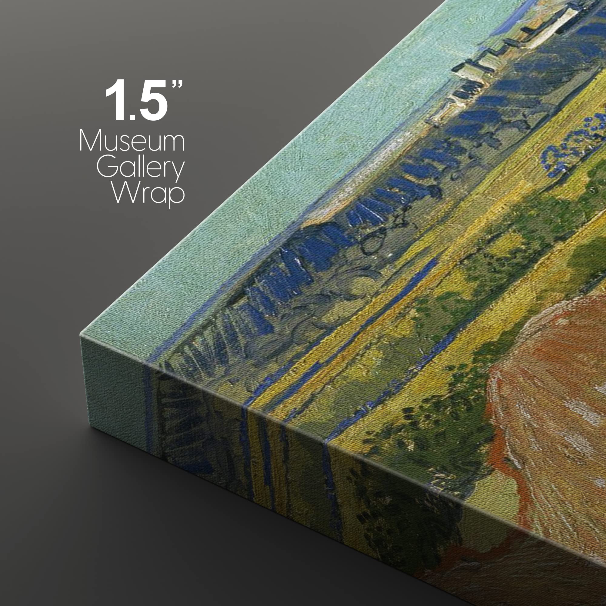 Wall26 Canvas Print Wall Art Set The Harvest By Vincent Van Gogh Nature Wilderness Illustrations Fine Art Relax/Calm Multicolor