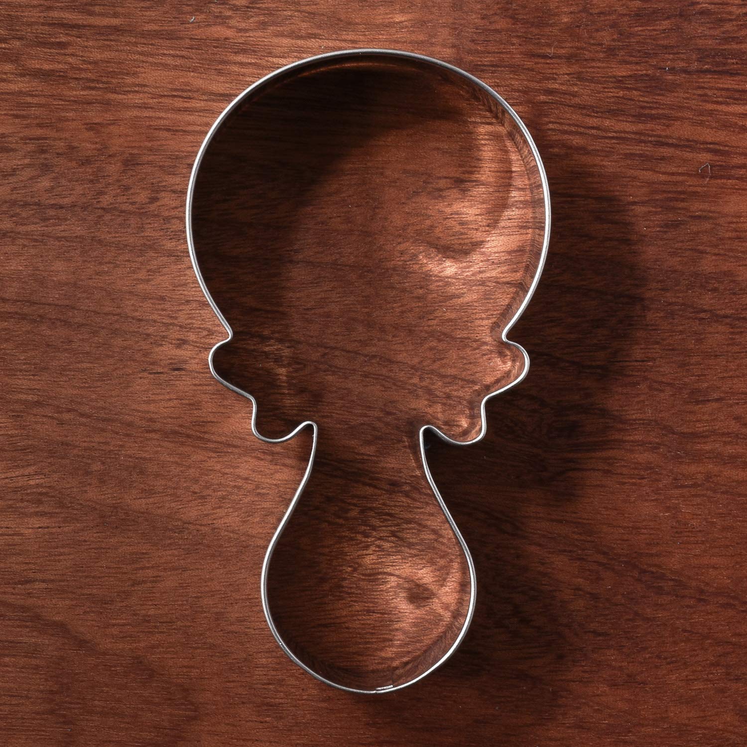 Liliao Rattle Cookie Cutter For Baby Shower - 2.4 X 4.3 Inches - Stainless Steel