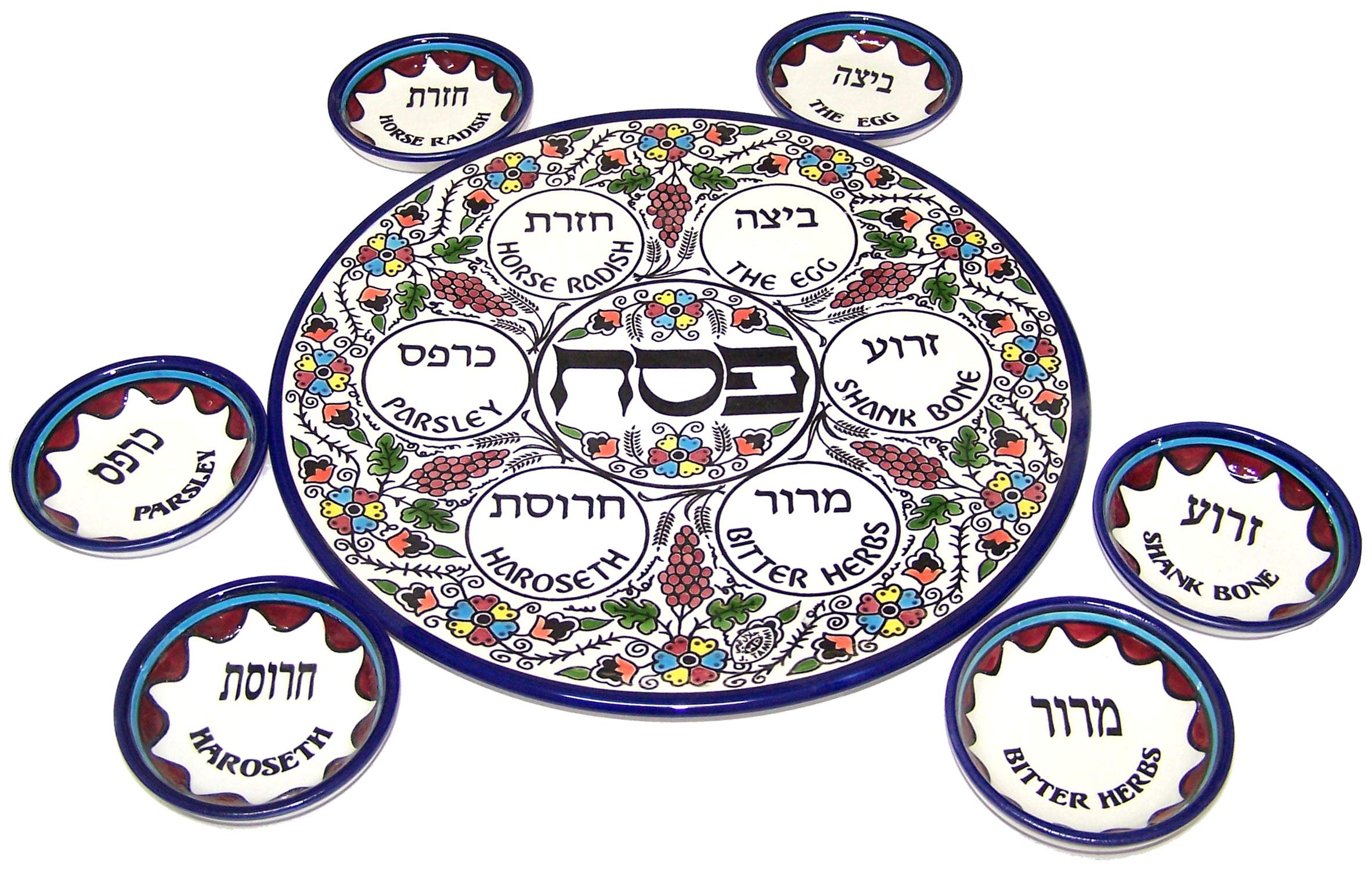 Seder Plate, Plate For The Passover Meal, Passover Plate