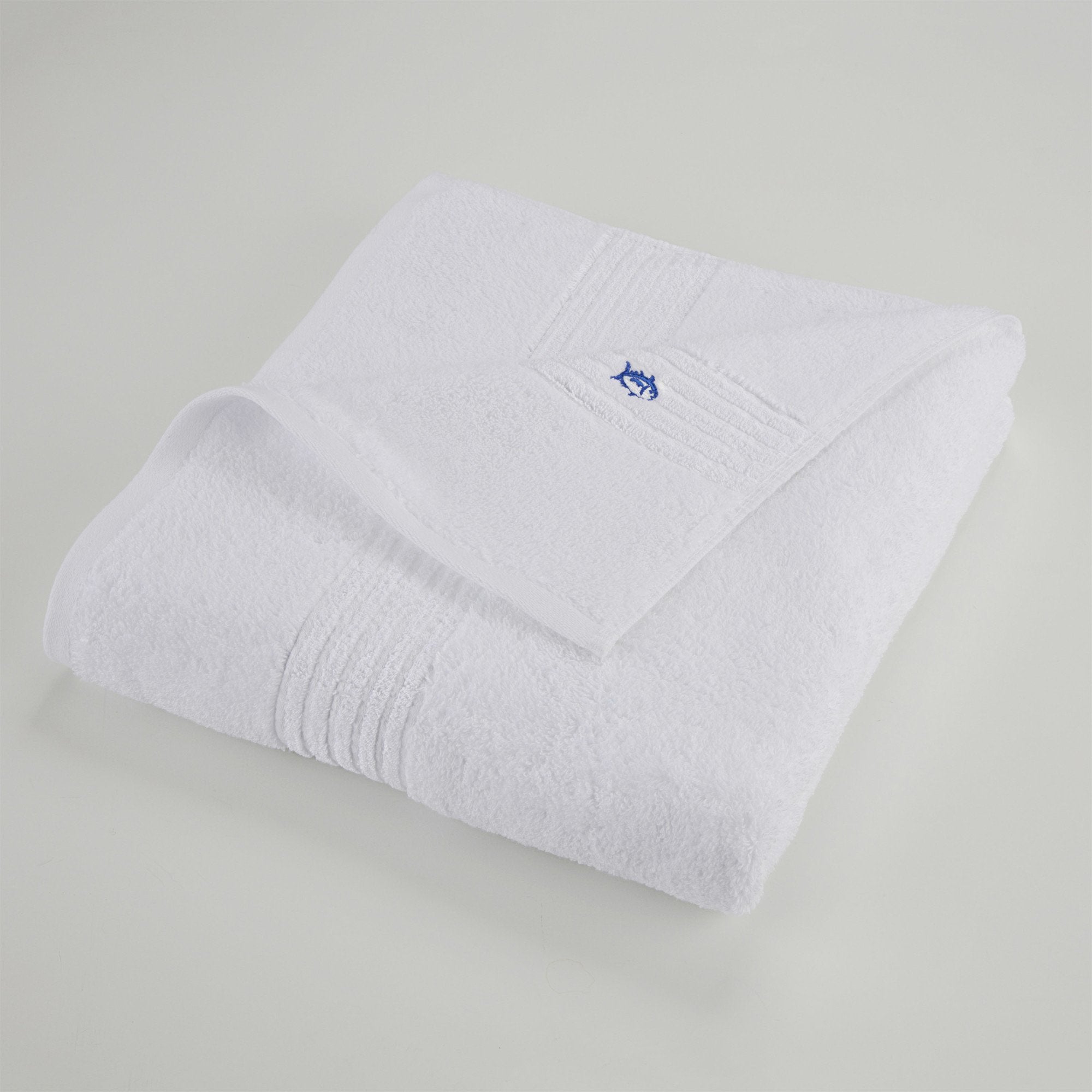 Southern Tide Discontinued Washcloth, Bath Towel 30 X 54 In, White