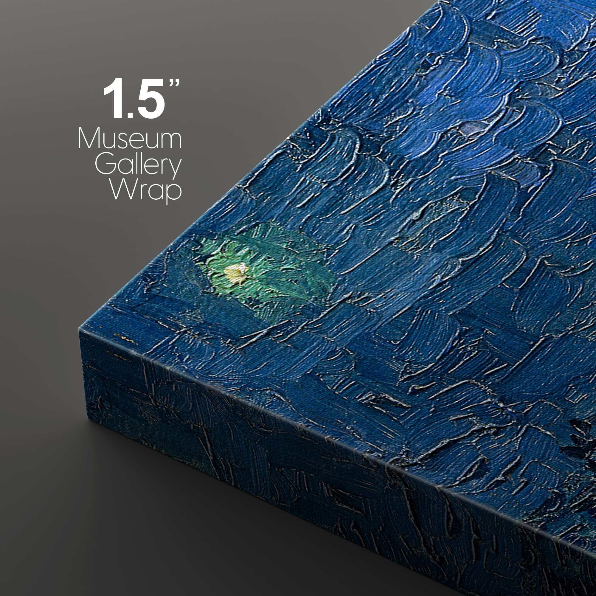 Wall26 Canvas Print Wall Art Set Starry Night Over The Rhone By Vincent Van Gogh Nature Wilderness Illustrations Fine Art Relax/