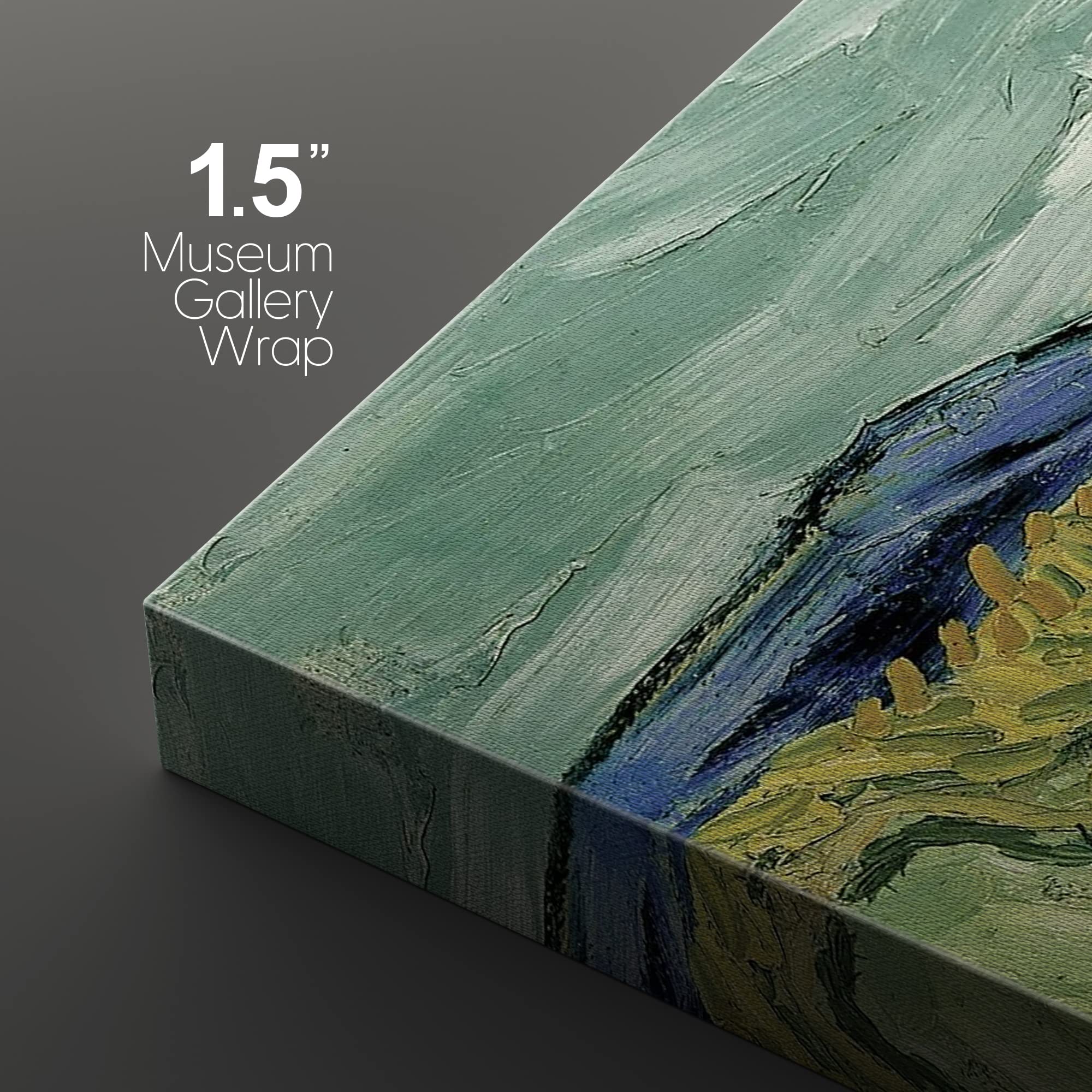 Wall26 Canvas Print Wall Art Set Wheat Field With Cornflowers Vincent Van Gogh Classical Illustrations Fine Art Decorative Histo