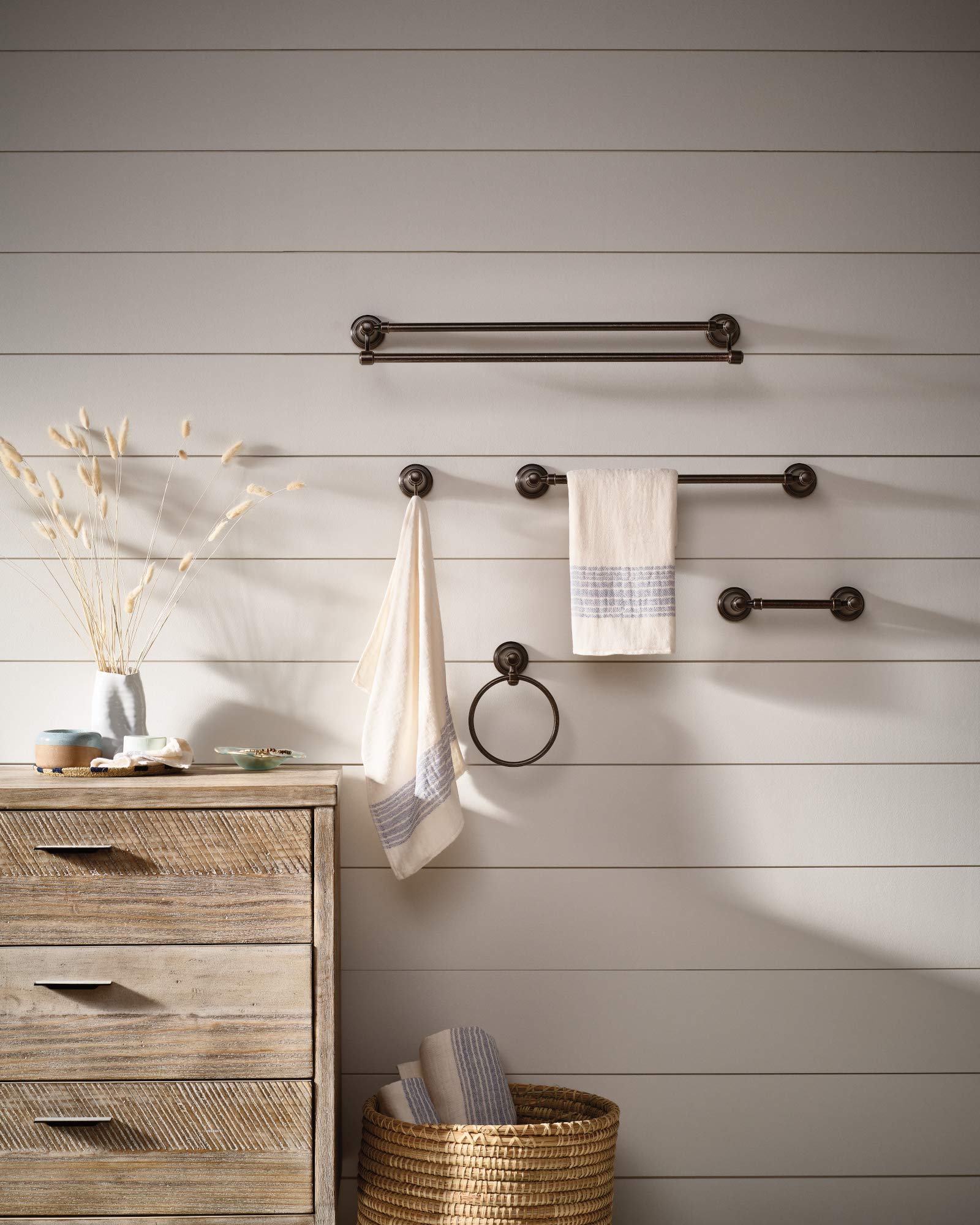 Moen Dn3686Orb Inspirations Towel Ring, Oil Rubbed Bronze