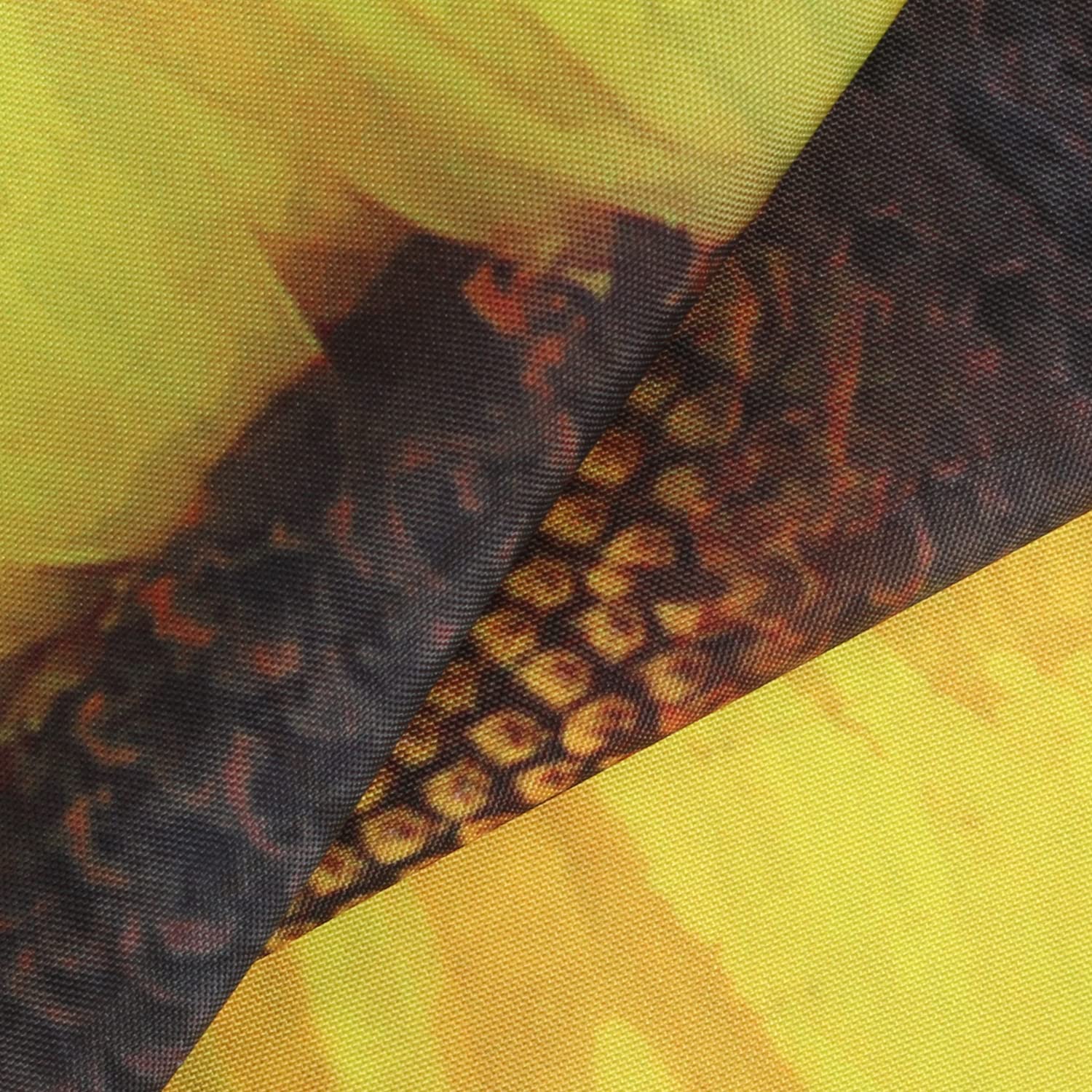 Rosielily Sunflower Shower Curtain, Country Shower Curtain, Rustic Yellow Floral On Brown Door Fall Autumn Farmhouse 72W X 72H I