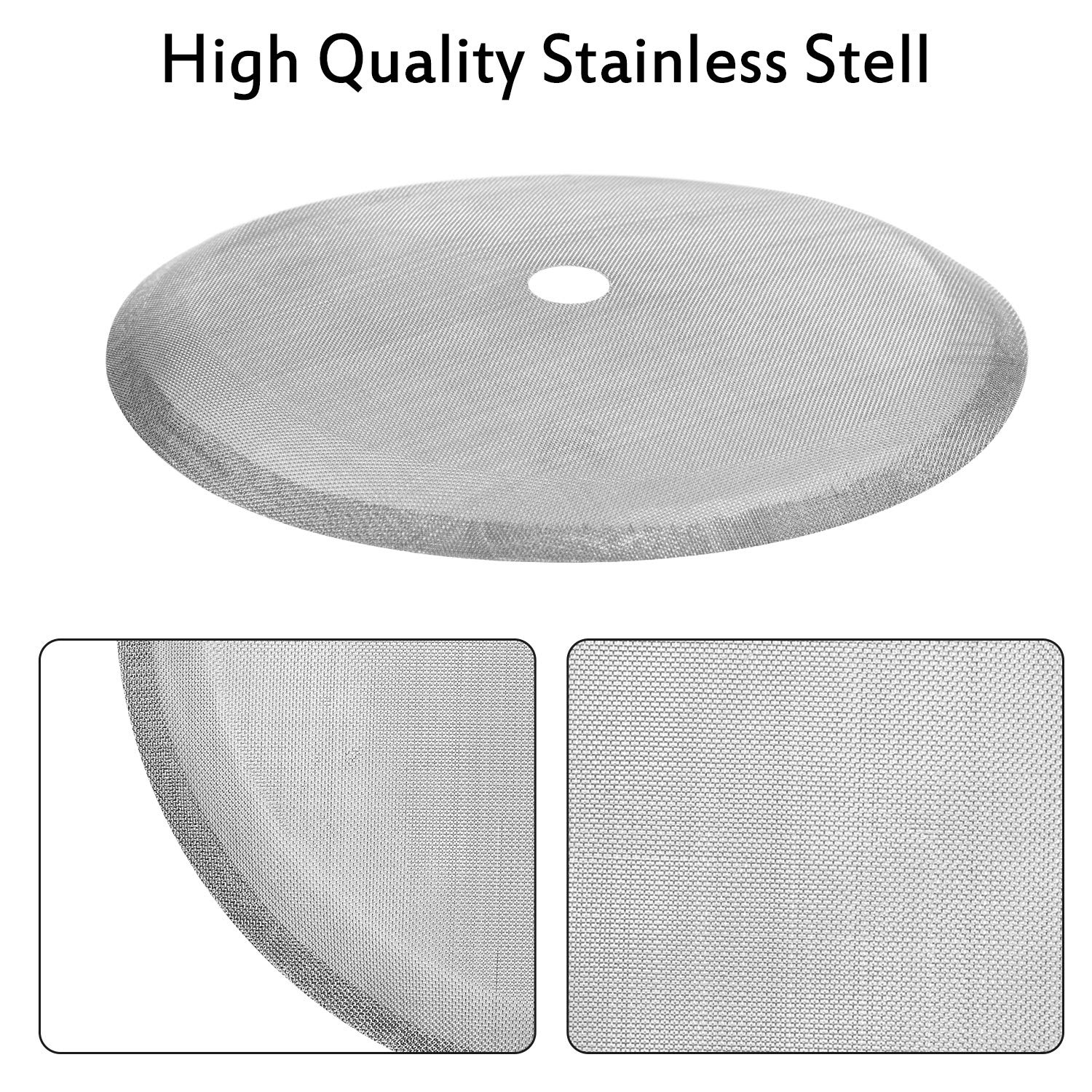 French Press Replacement Cafetiere Filter Mesh Screen Coffee French Press Filters 4 Inch Stainless Steel Reusable Mesh Filter Fo