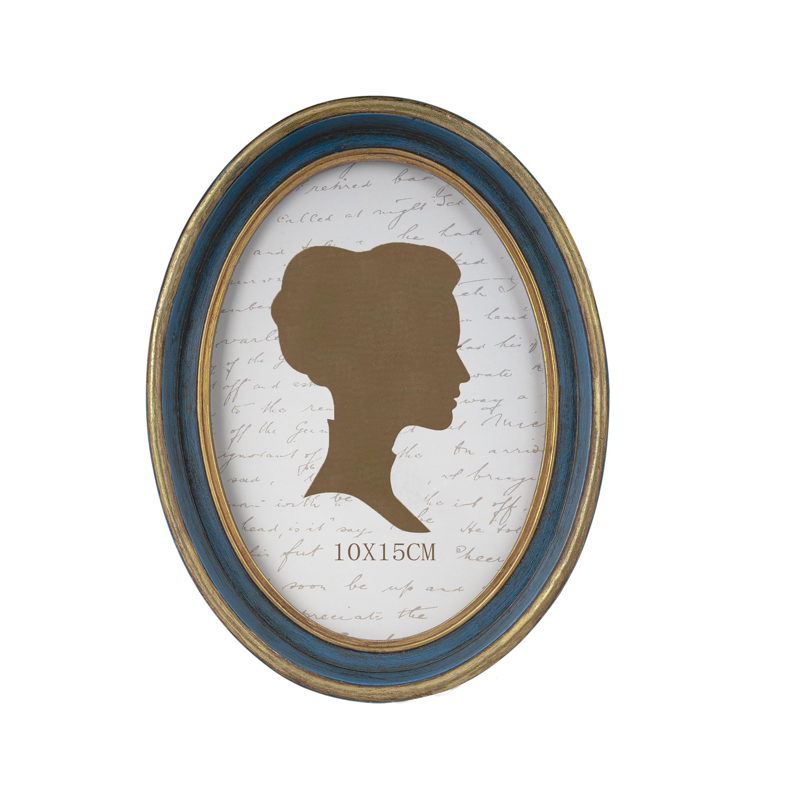 AELS 4x6 Inch Vintage Picture Frame, Elegant Antique Photo Frames with Glass Front, Photo Display, Tabletop Wall Hanging, Gift I