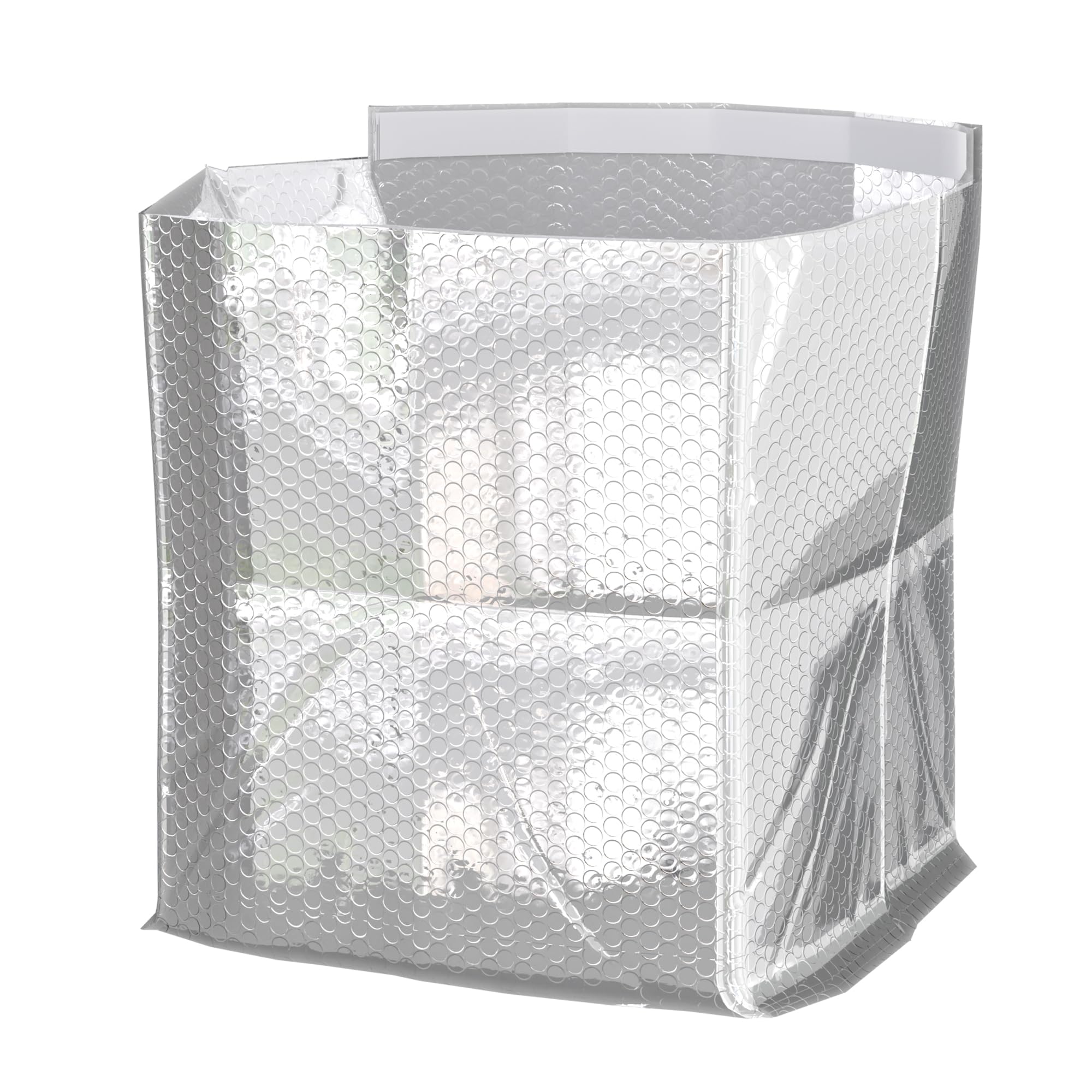 ABC 10 Pack Double Layer Foil Insulated Box Liners 10 x 10 x 10 inches. Silver Shipping Boxes for Frozen Food, Odorless Insulate