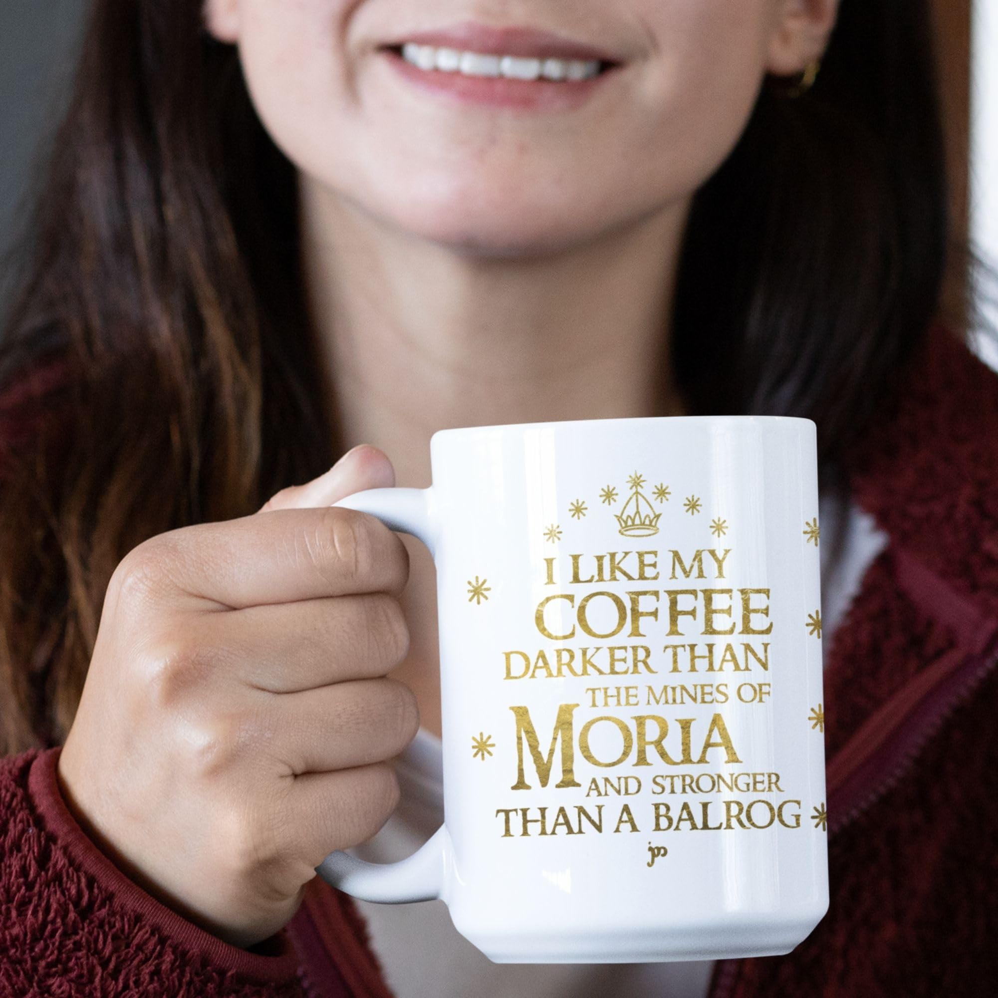Lookhuman Lord Of The Rings Mug Perfect Lord Of The Rings Gifts - Lotr Gifts Epic Sips With I Like My Coffee Darker Than The Min
