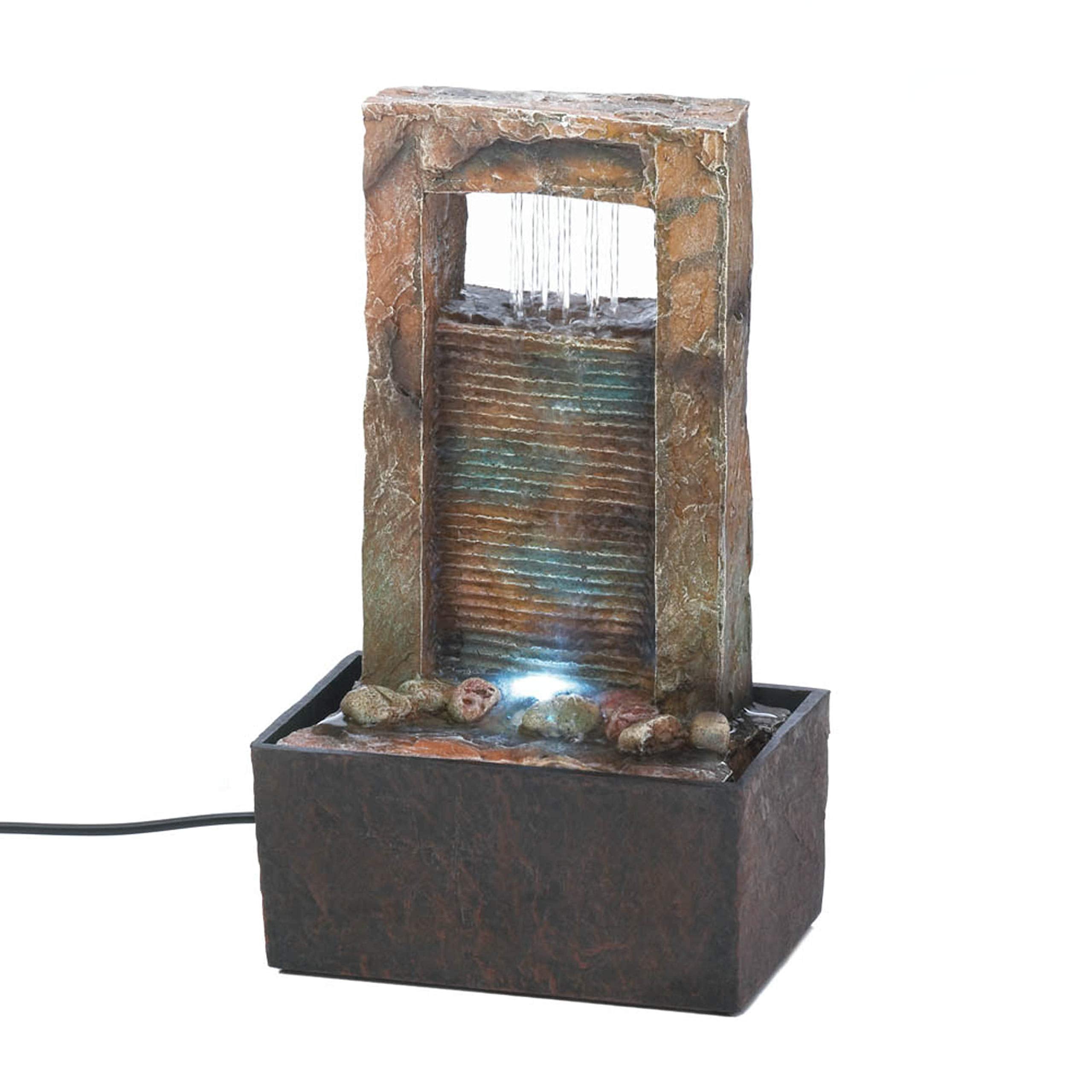 Koehler Home Decor Cascading Water Tabletop Fountain