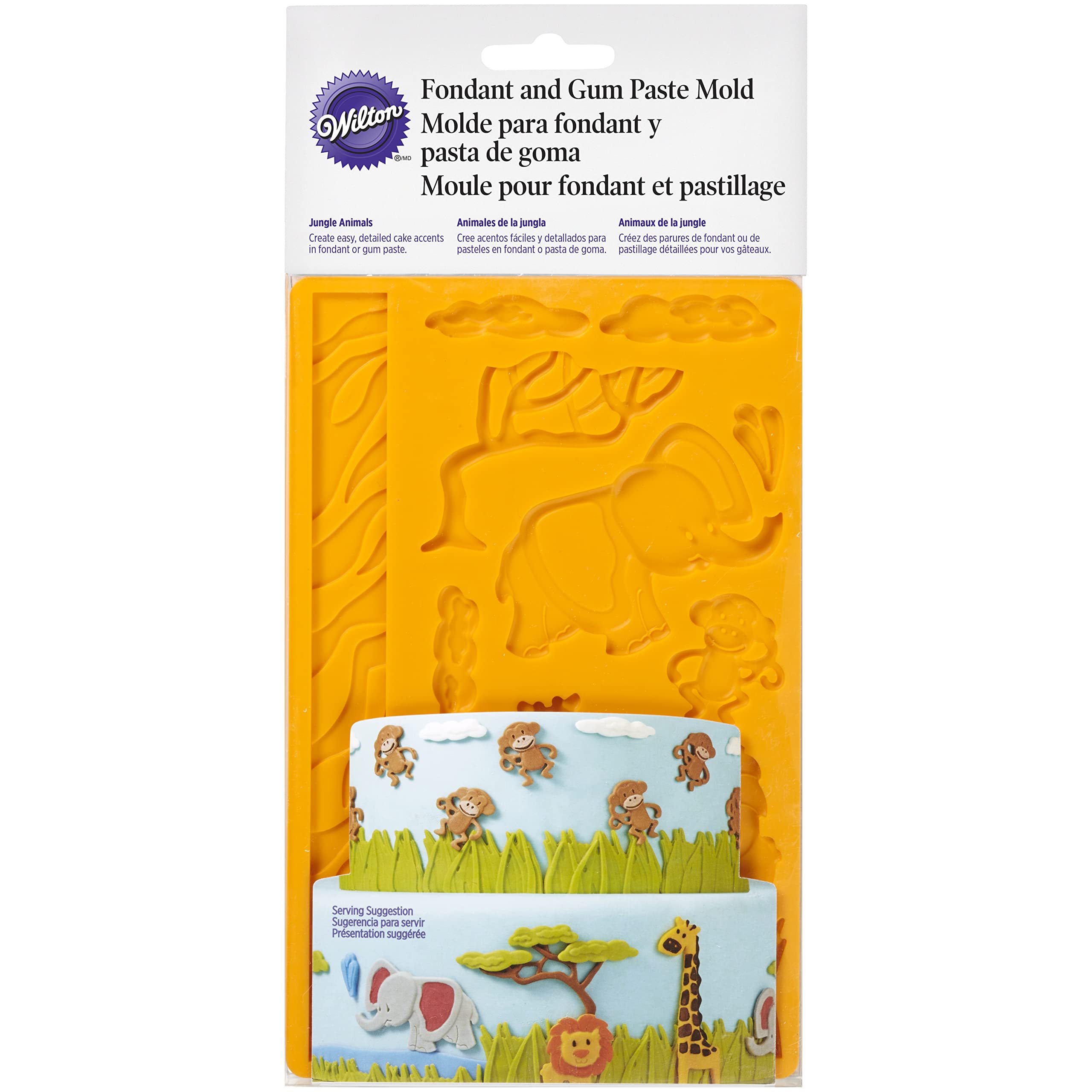Wilton Fondant And Gumpaste Mold Jungle