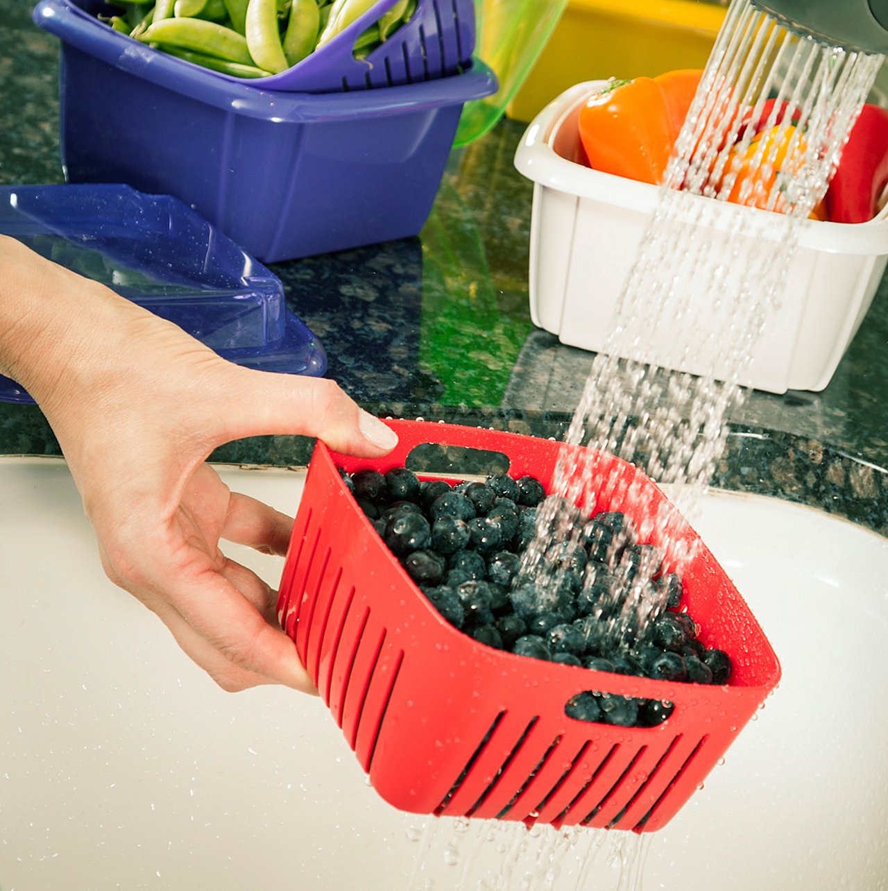 Hutzler 'Hutzler Box Berry Keeper, 1 Quart, Pink (Pink), 374Rb
