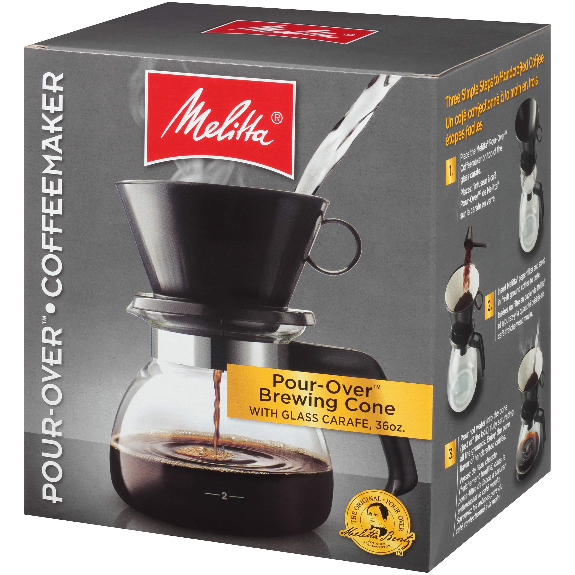 Melitta Inc Coffeemaker Cone Trad 6-Cup, 1 Ea