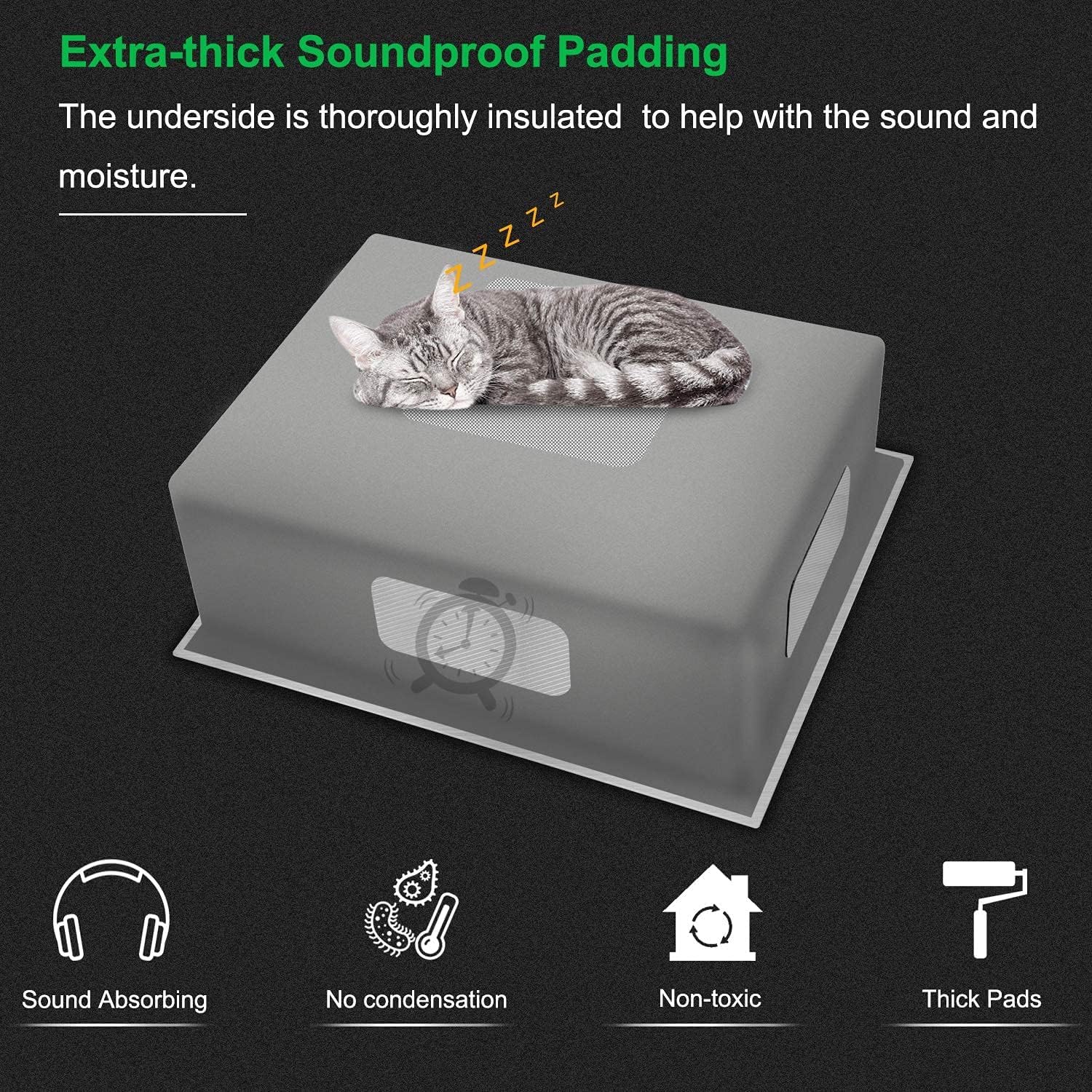 Bonnlo 33Inch Top Mount Kitchen Sink Drop-In, Farmhouse Kitchen Sink With Sink Protector 18 Gauge, Workstation Sink, Stainless S