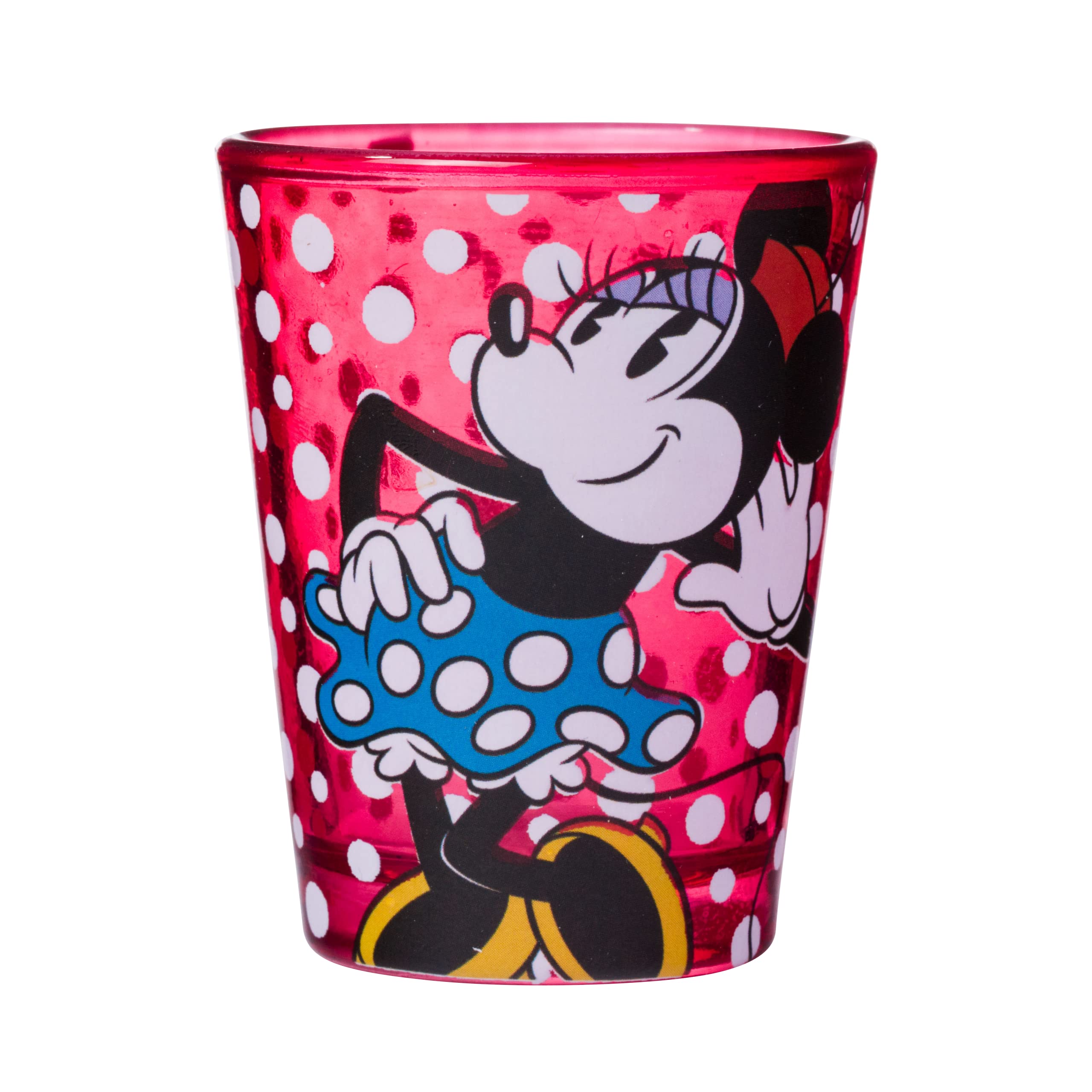 Disney Vintage Minnie Mouse 4 Piece 1.5oz Mini Glass Set