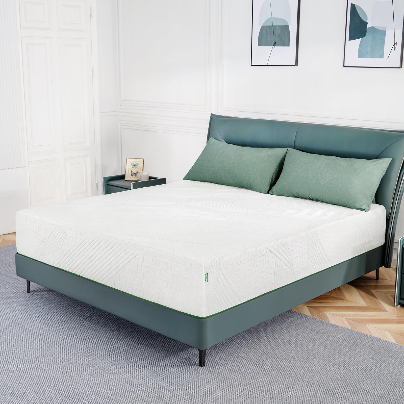 Novilla Full Mattress, Memory Foam Mattress Full Size 10 Inch, Cooling Full Size Mattress In A Box For Back Pain Relief, Medium