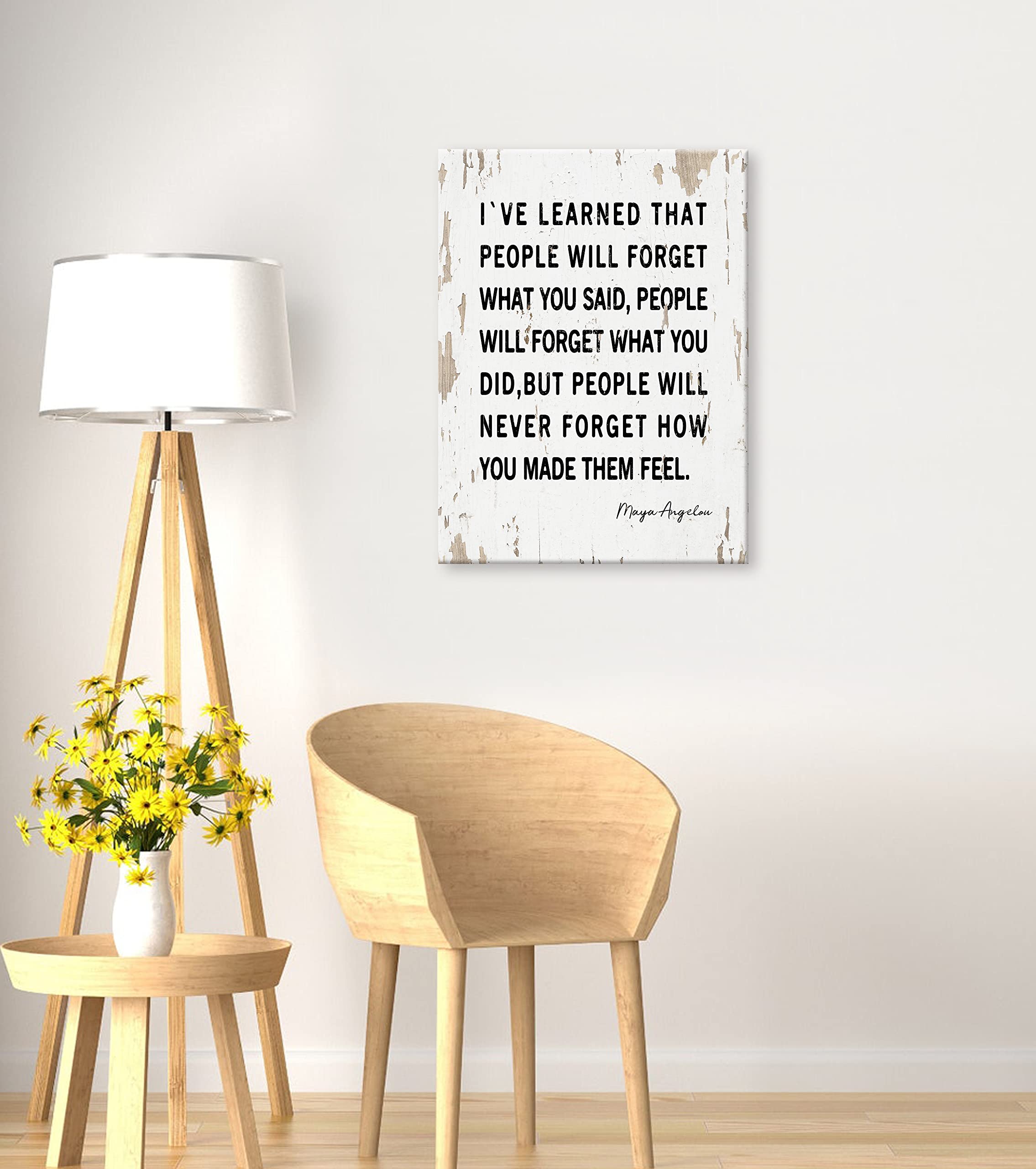 Maya Angelou Motivational Quotes Wall Art For Bedroom Iconic Black Women History Inspirational Wall Decor African American Wall