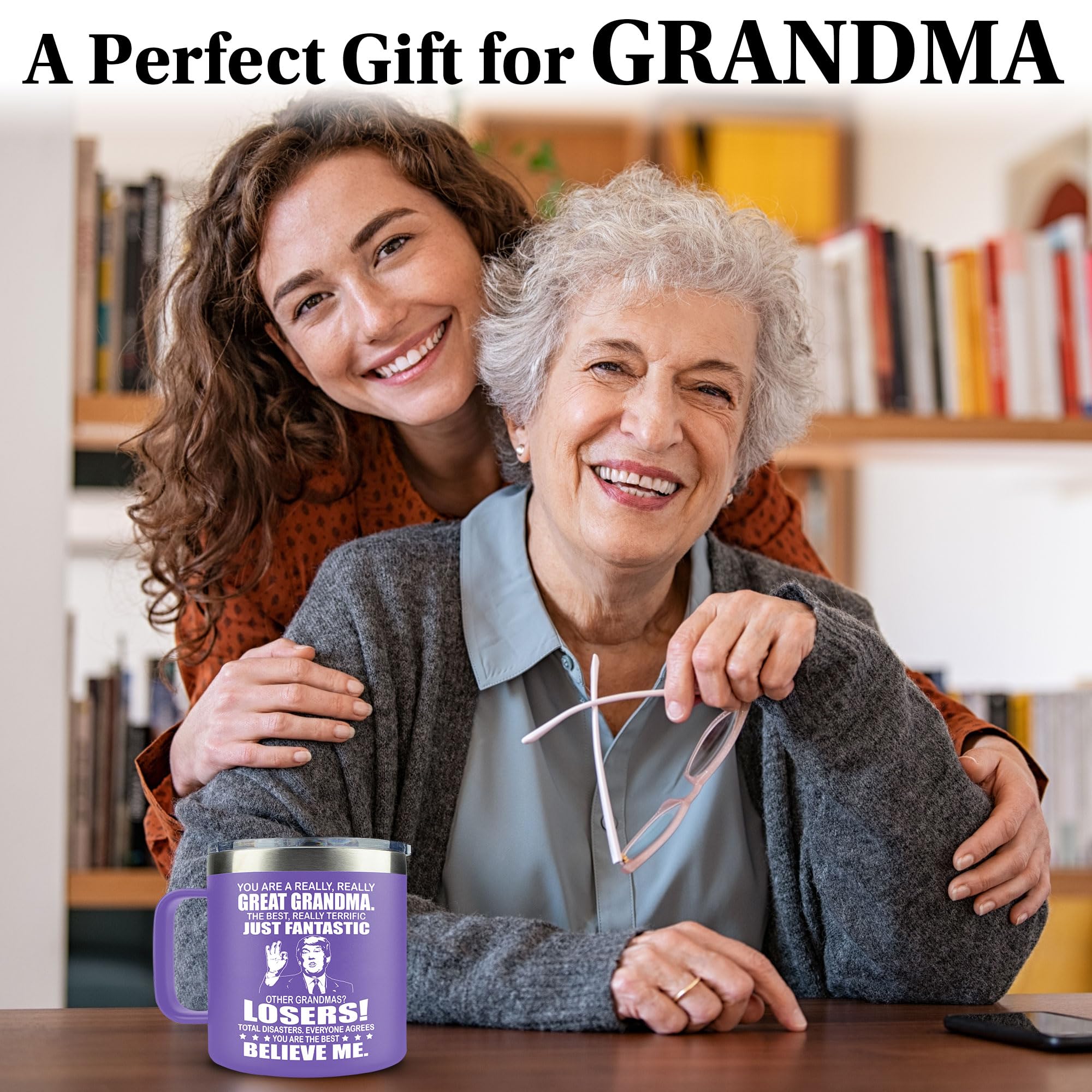 LIZAVY Grandma Gifts from Grandkids - Grandma Christmas Gifts, Birthday Gifts for Grandmas - Grandmother Gift, Christmas Gift fo