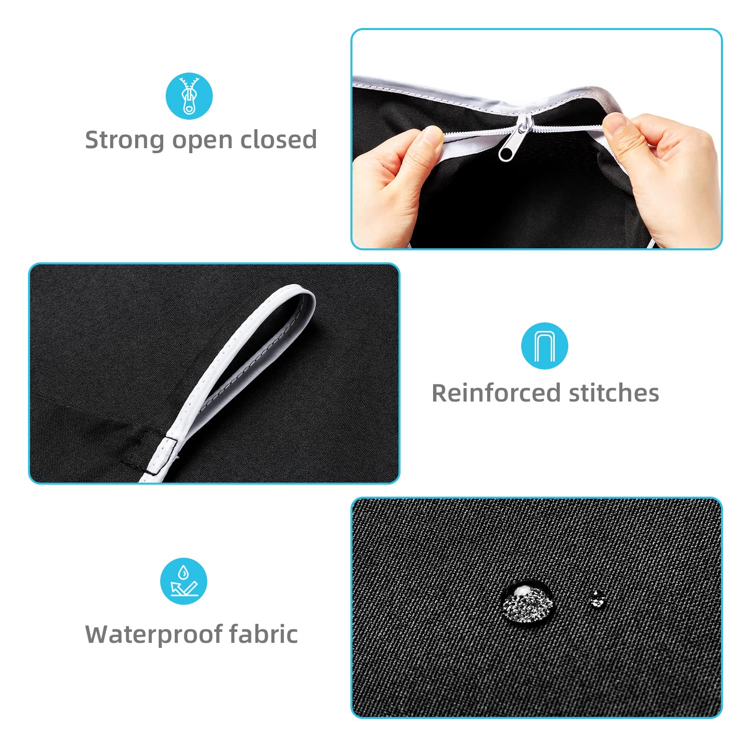 Keepjoy Xl Black Door Hanging Laundry Hamper,Xl Hanging Hamper Bag With Large Opening And 2 Strong Hooks For Whole Family Dirty