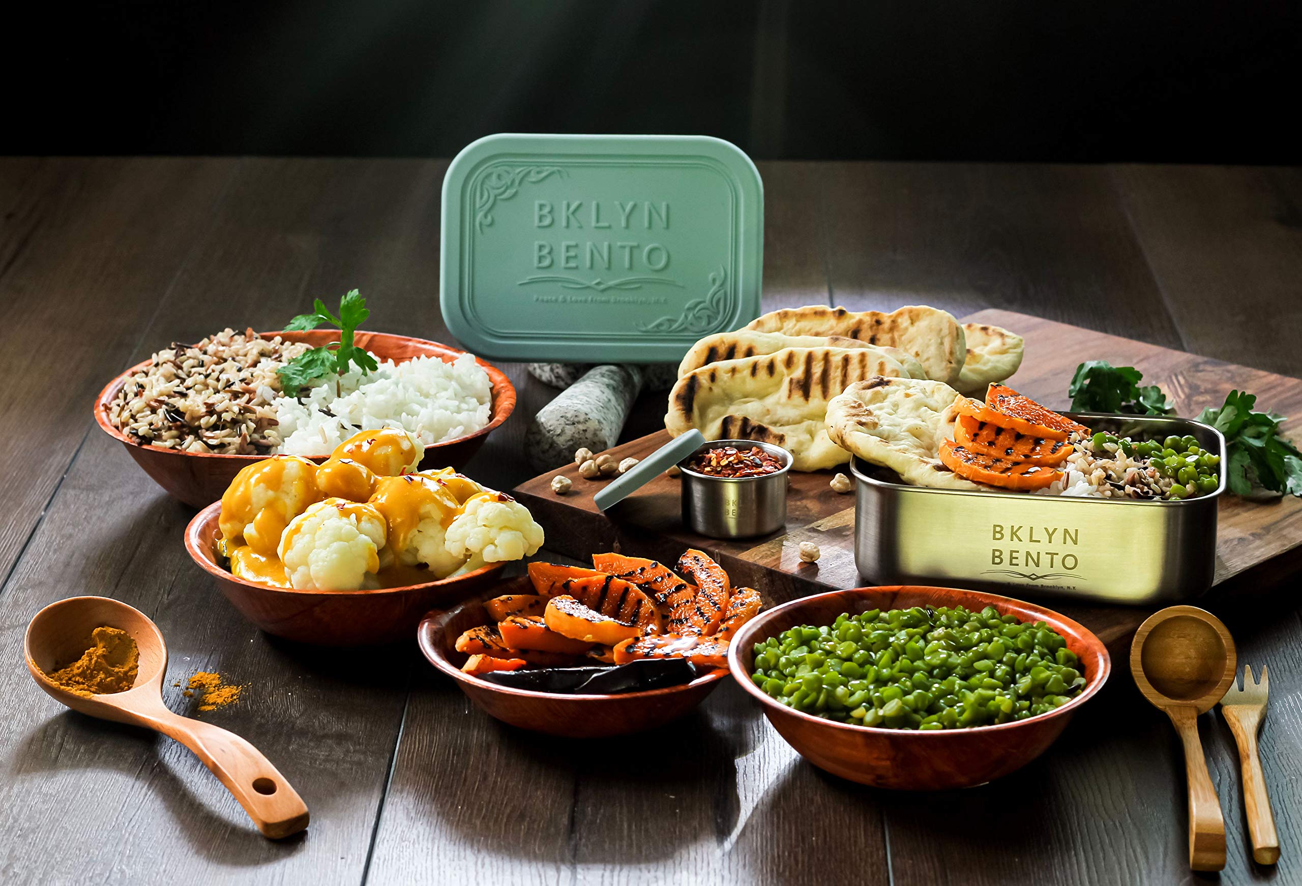 Stainless Steel Food Container & Condiment Holder | Leak Proof Silicone Lid | Metal Lunch Box | Bento Box | Portion Control Snac