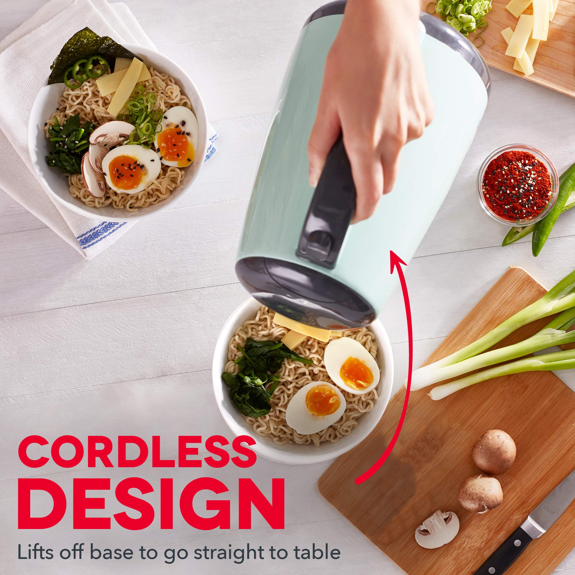 Dash Easy Electric Kettle + Water Heater With With Rapid Boil, Cool Touch Handle, Cordless Carafe + Auto Shut Off For Coffee, Te