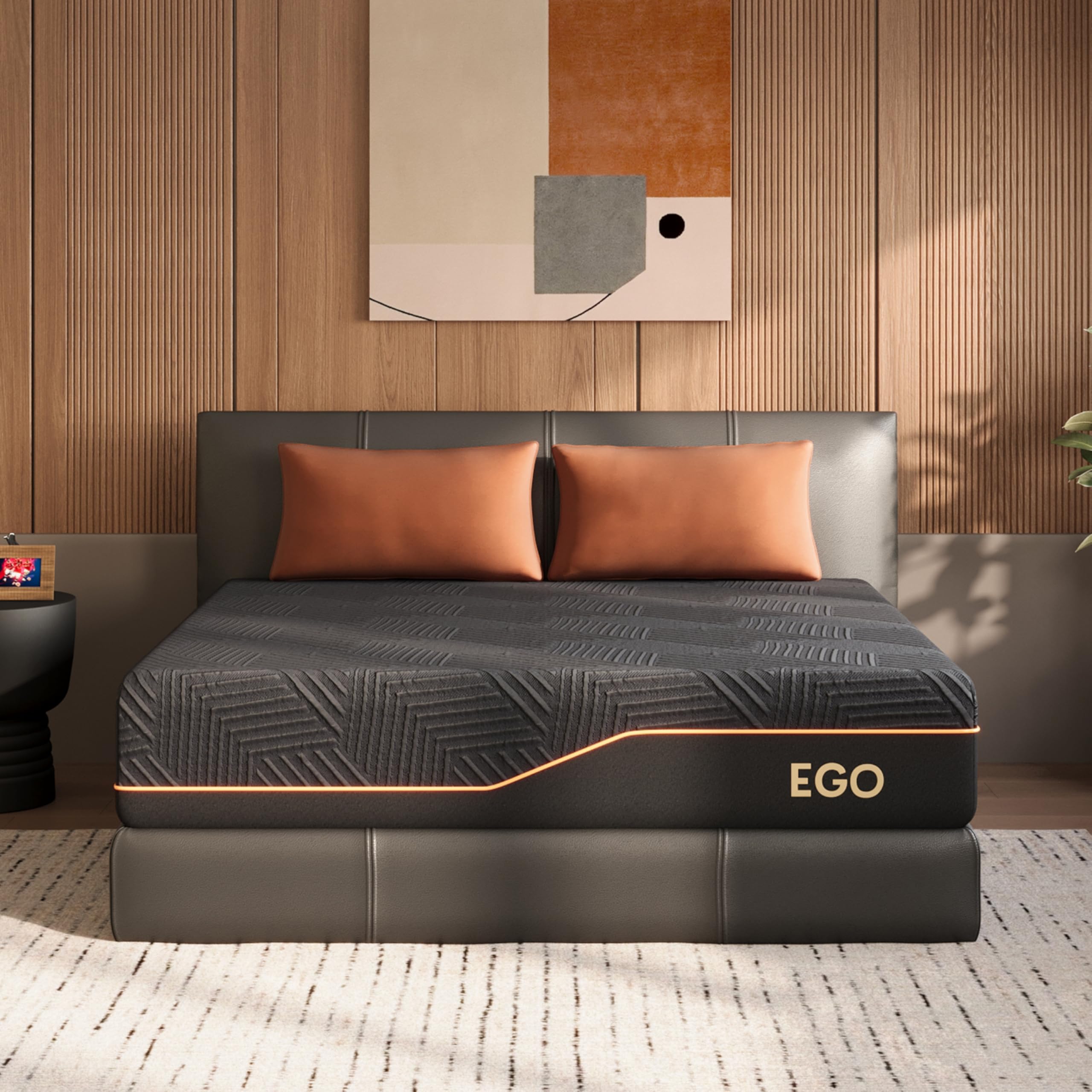 MLILY EGOHOME 12 Inch Twin XL Memory Foam Mattress for Cooling Sleep, Pressure Relief Cooling Copper Gel Bed in a Box, Foam Made