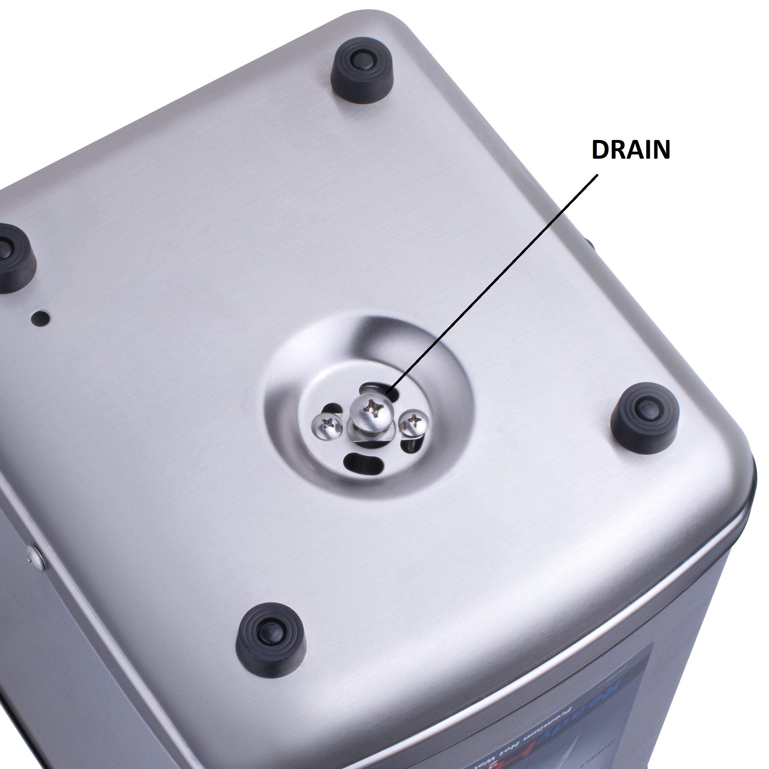 Ready Hot 41-RH-200-F560-BN Instant Hot Water Dispenser System  2.5 Quarts  Manual Dial Dual Lever Hot and Cold Water Faucet Brushed Nickel