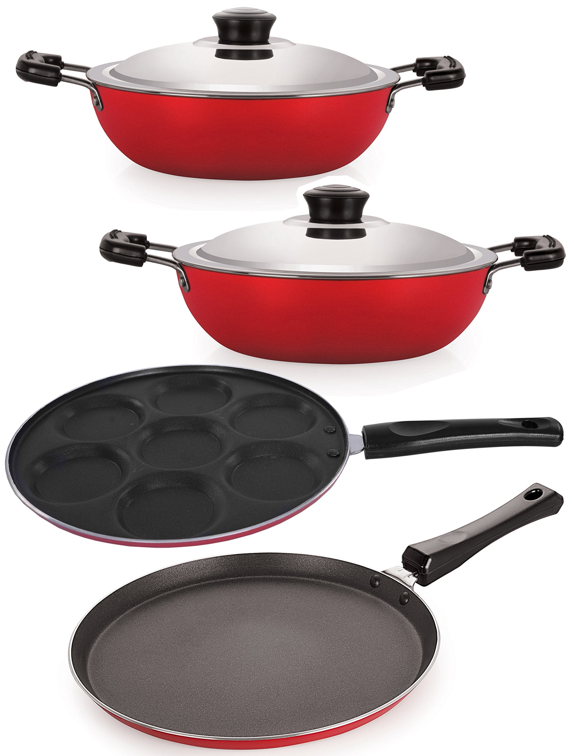 Nirlon NonStick Kadhai And Tawa Combo Cookware Set