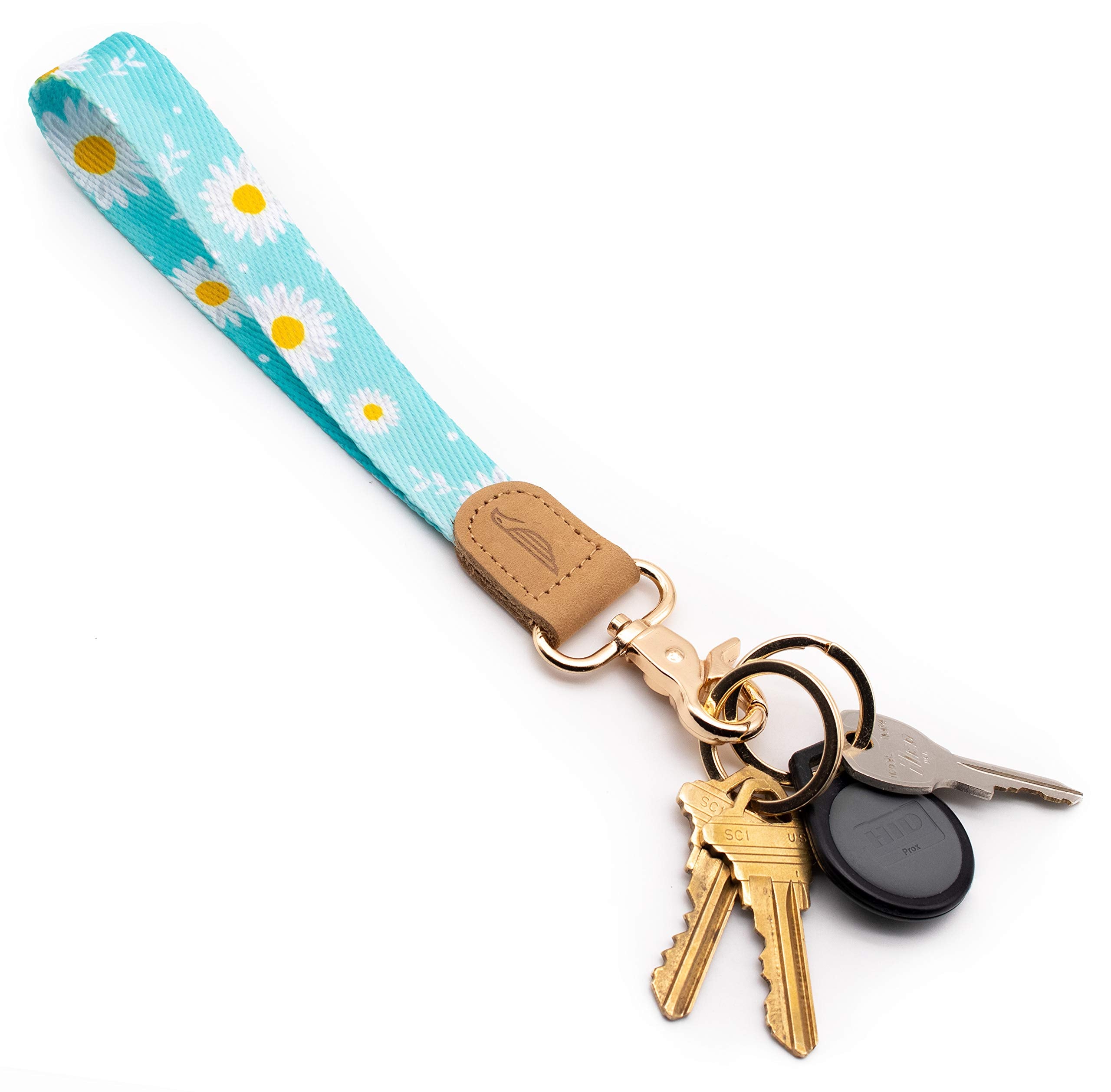 Pockt Lanyard For Keys Wristlet Strap Key Chain Holder For Men And Women - Cool Hand Wrist Lanyards For Keys And Wallets  Daisy