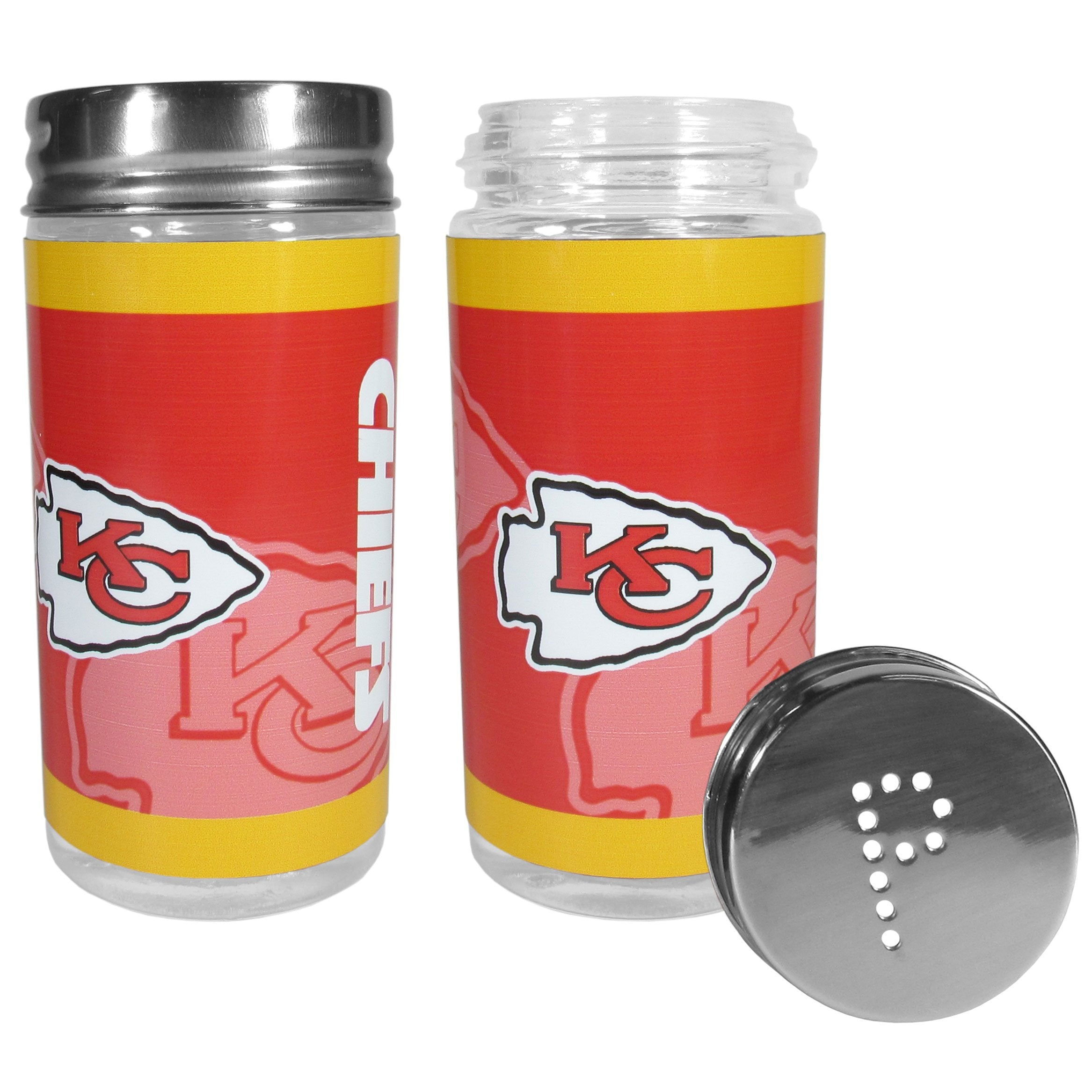 Siskiyou Sports Unisex Nfl Kansas City Chiefs Tailgater Salt & Pepper Shakers, Red, Set Of 2