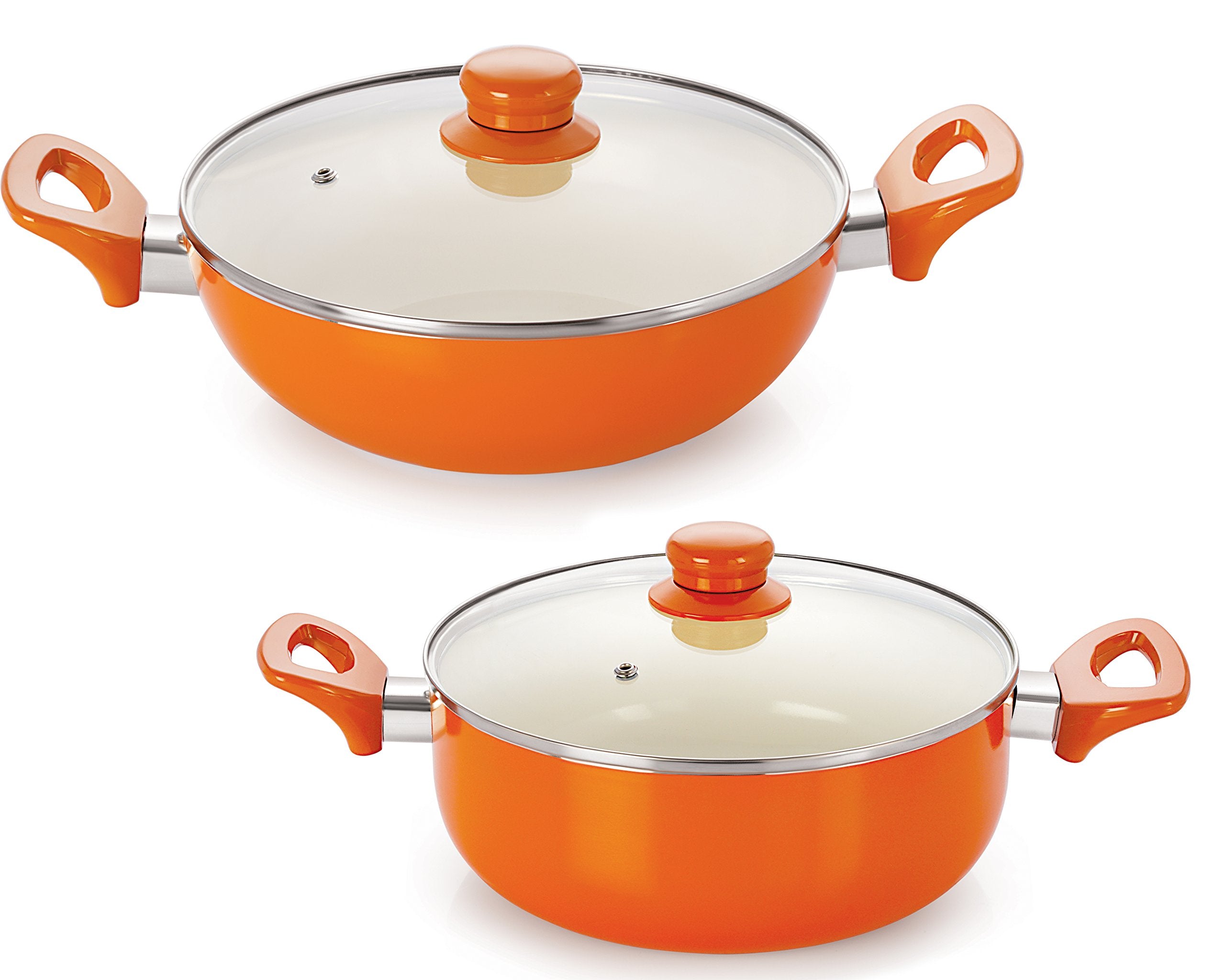 Nirlon Induction Based NonStick Cermaic Cooking Item Set