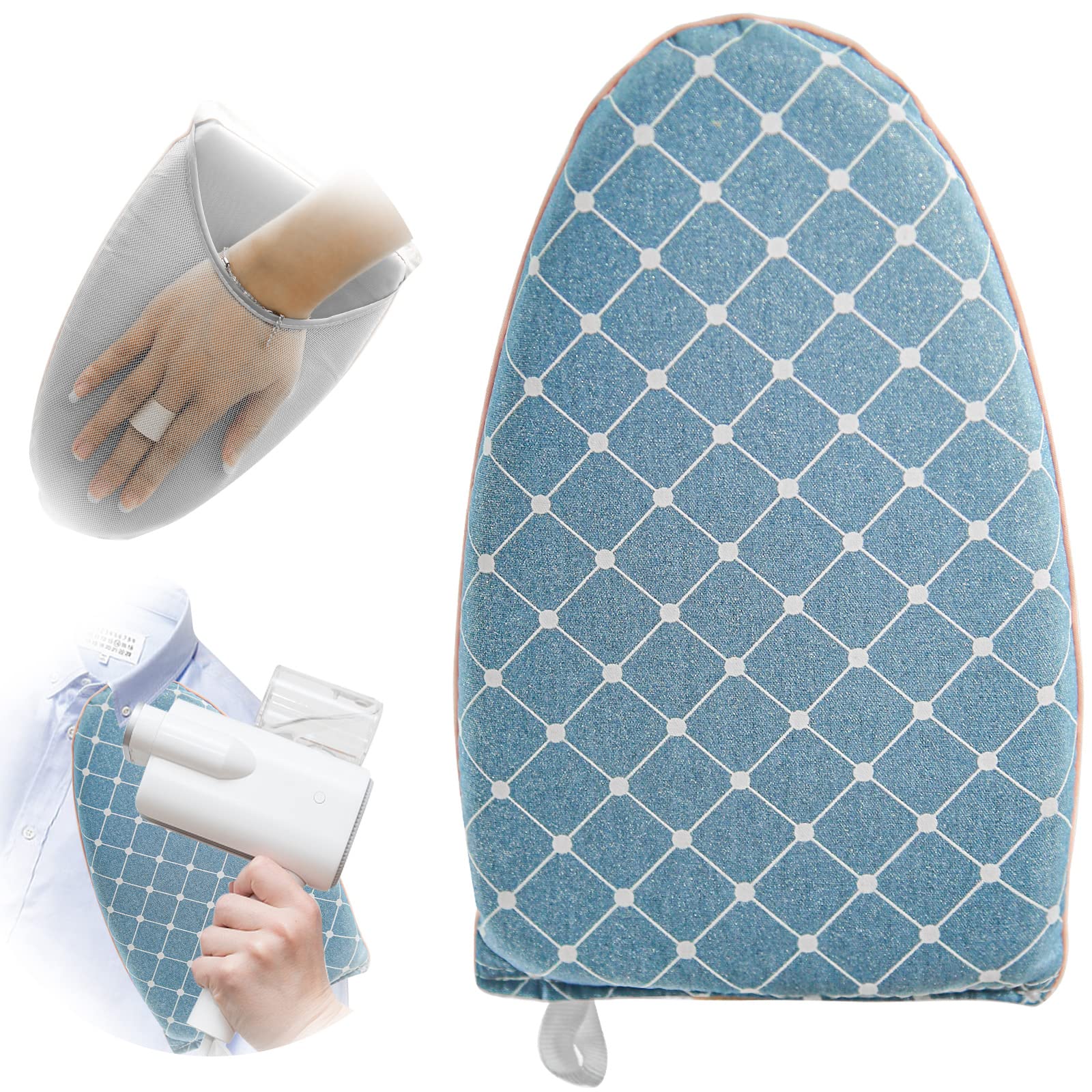 Garment Steam Ironing Glove, Mitt Steam Mitt Hand Ironing Board With Finger Buckle, Heavy Duty Gloves