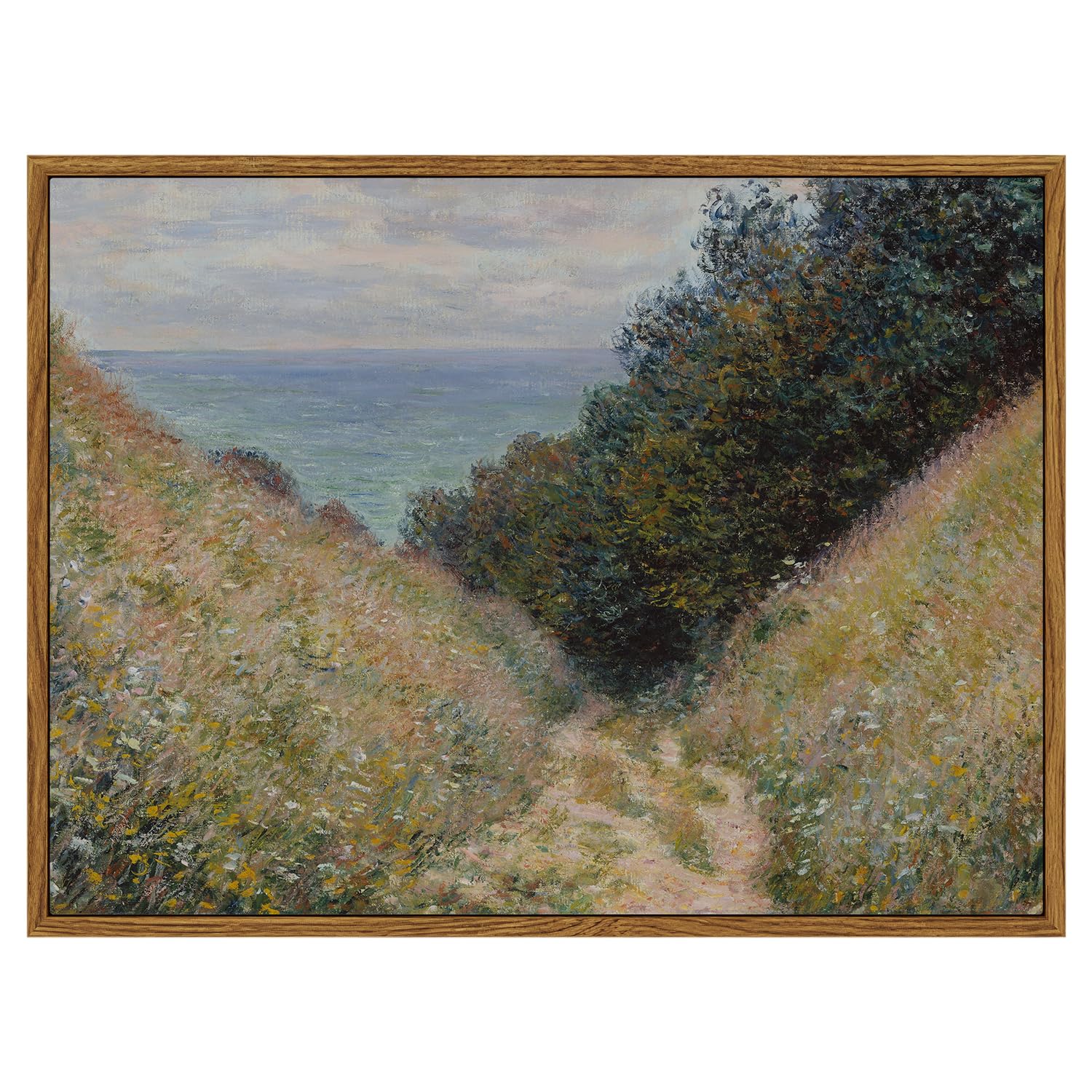 Arpeotcy Framed Canvas Wall Art Prints, 12  16 Inch, Vintage Monet Prints For Wall Decor, Hanging Wall Art For Bedroom, Living R