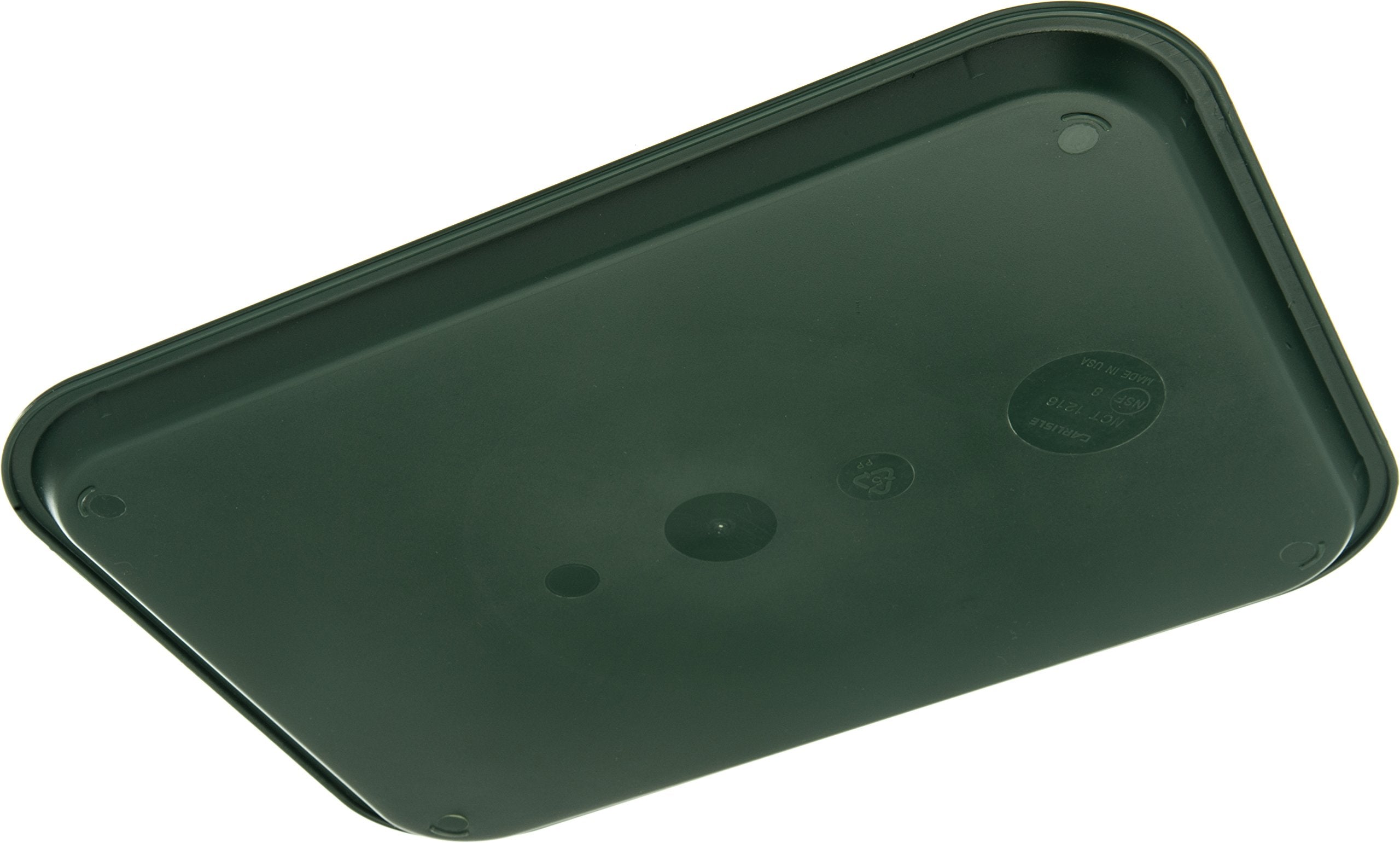 Carlisle Foodservice Products Ct121608 Caf   Standard Cafeteria / Fast Food Tray, 12'' X 16'', Forest Green