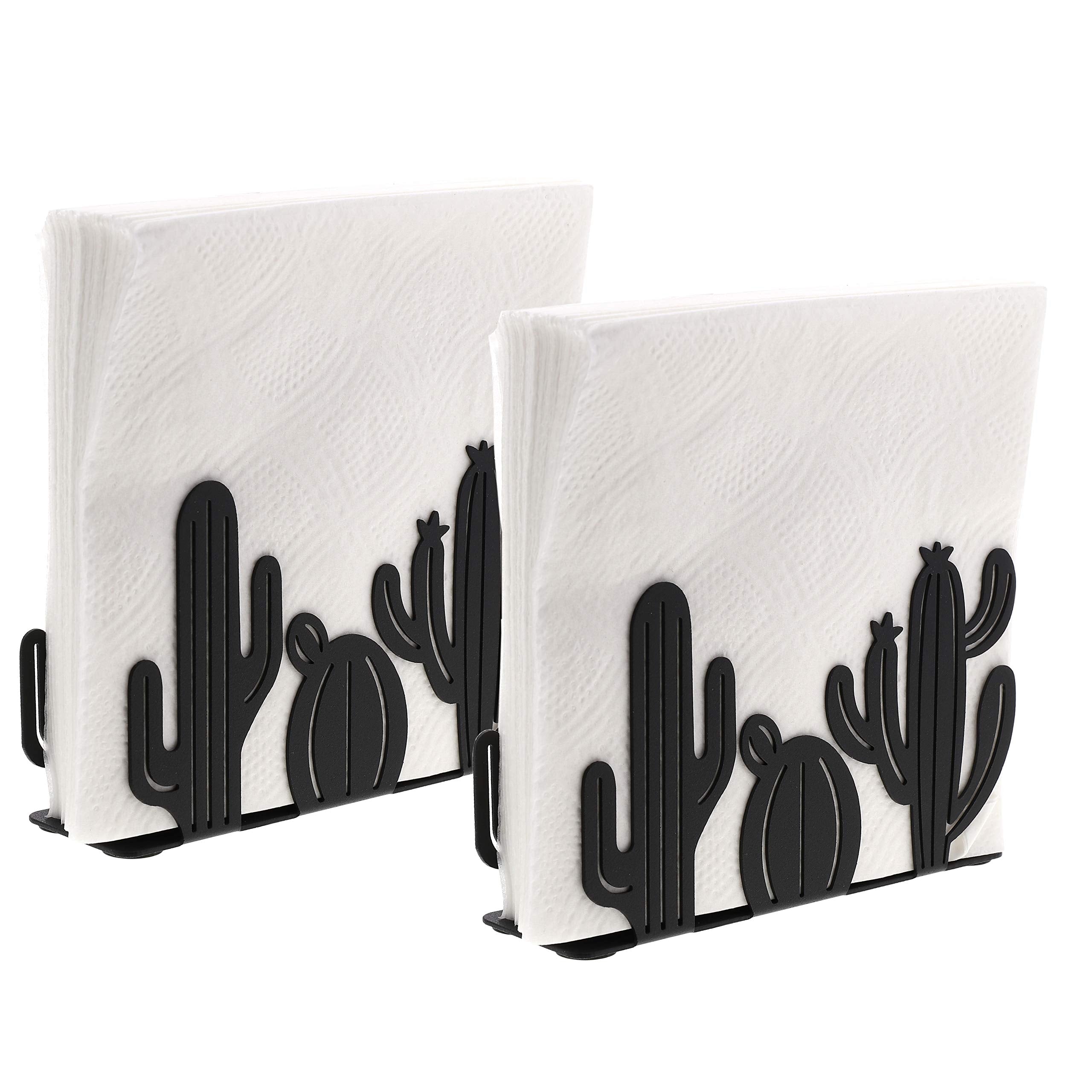 Freestanding Napkin Holders For Table - Set Of 2 Cactus