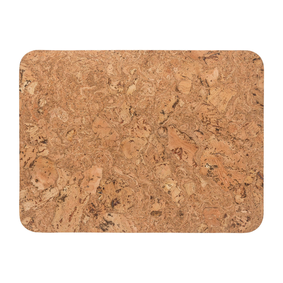Casafina 15.75'' X 11.75'' Set Of 4 Rectangular Placemats - Cork Collection, Iceberg Natural | Heat Safe Tableware | Natural Por