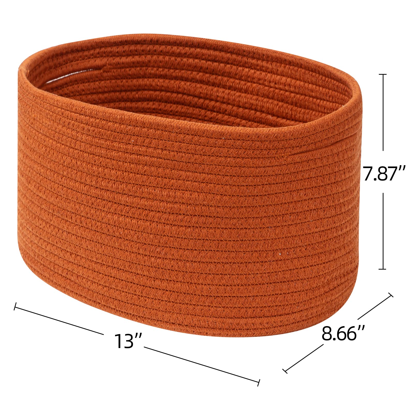 Cubesland Woven Basket For Organizing/Shelves,Cube Shelf Closet Storage Baskets Bins Set 3,Long-Lasting &Skin-Friendly Toy Stora