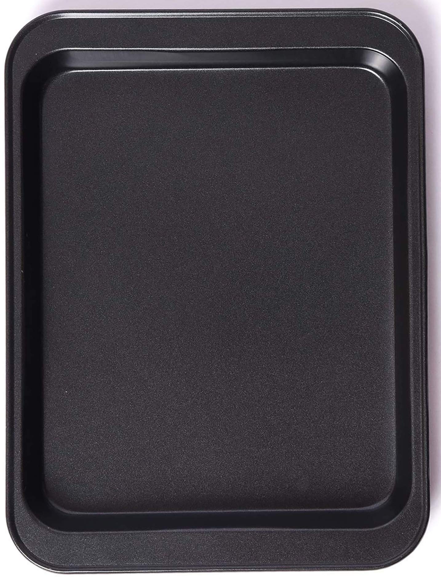 Jucoan 4 Pack Small Baking Sheet Cookie Sheet For Toster Oven, 9.5 X 7.1 Inch Mini Cookie Tray, Nonstick Carbon Steel Half Toast