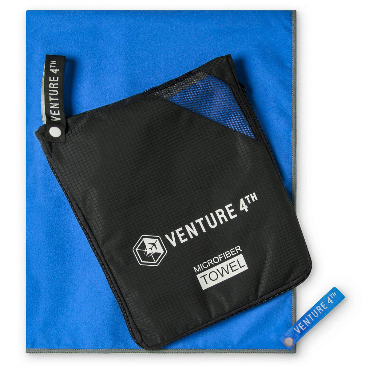 Venture 4Th Microfiber Travel Towel - Sports Towel: Quick Dry Towels For Gym, Beach, Camping, Backpacking, Swimming - Fast Dryin