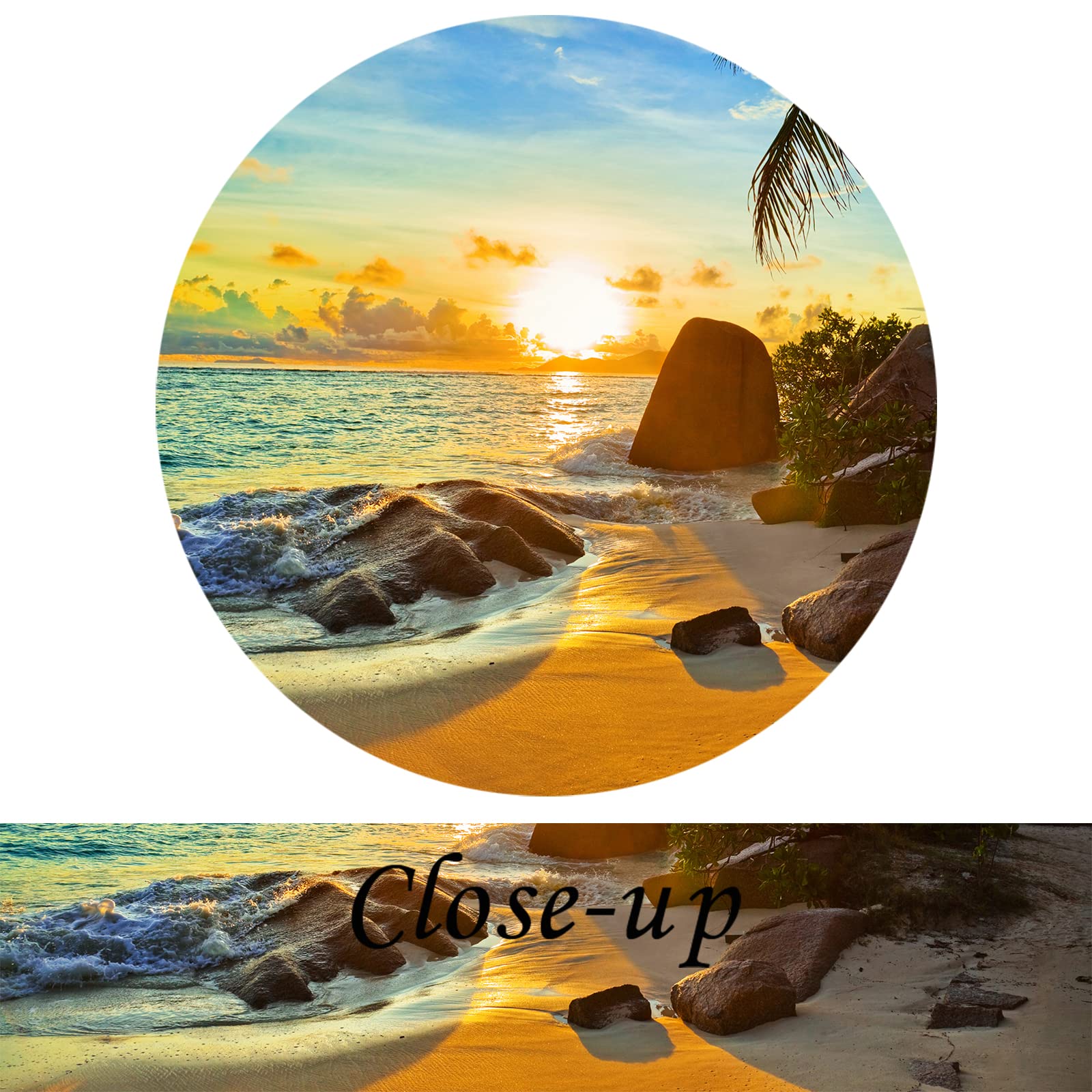 KREATIVE ARTS Motivational Self Positive Office Quotes Inspirational Attitude Poster Beach Sunset Seascape Picture Canvas Prints Wall Art for Walls Decoration 20x24inch (Attitude)