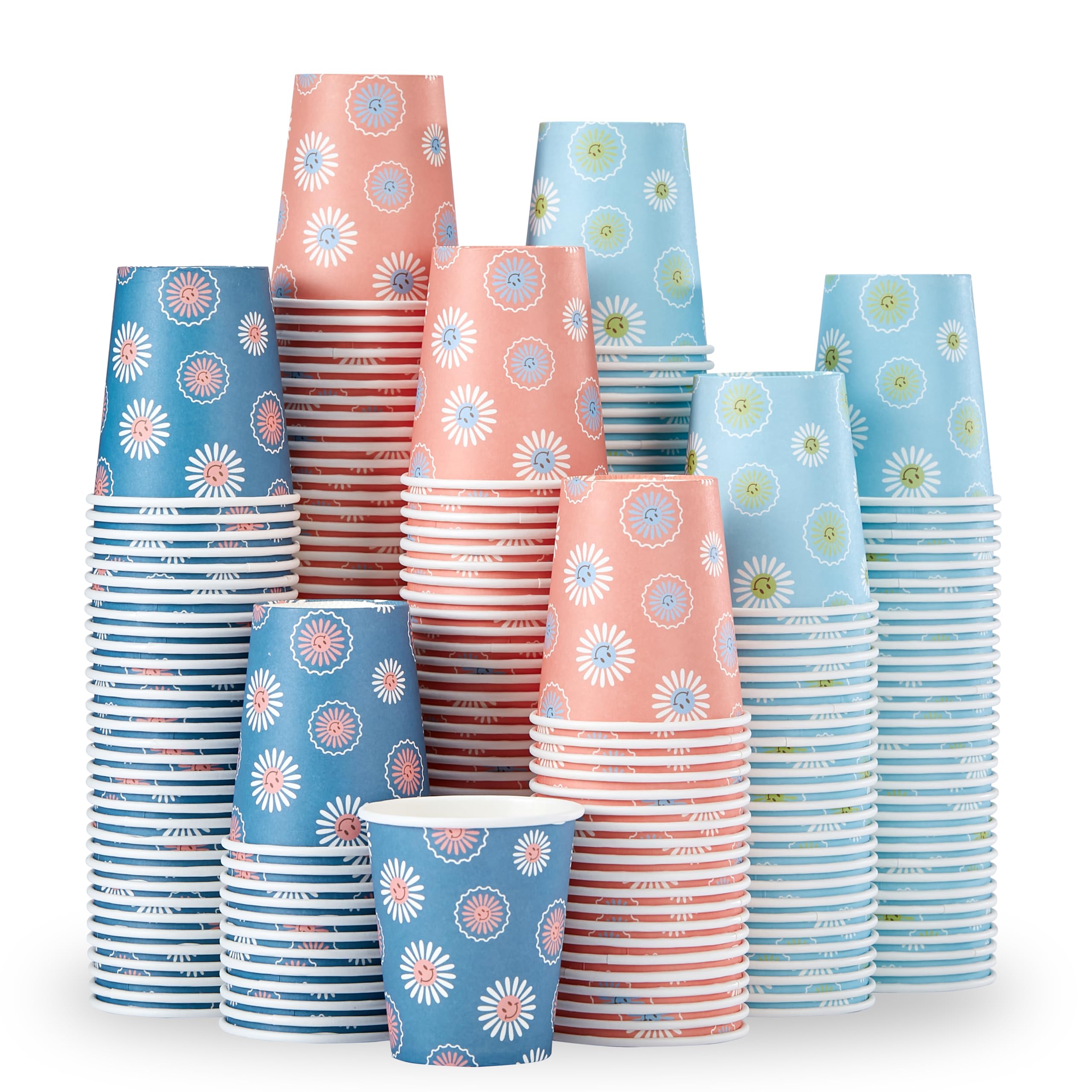 [600 Pack] 5 Oz Paper Cups, Disposable Bathroom Cups, Small Mouthwash Cups, Hot/Cold Beverage Drinking Mini Cup For Party, Picni