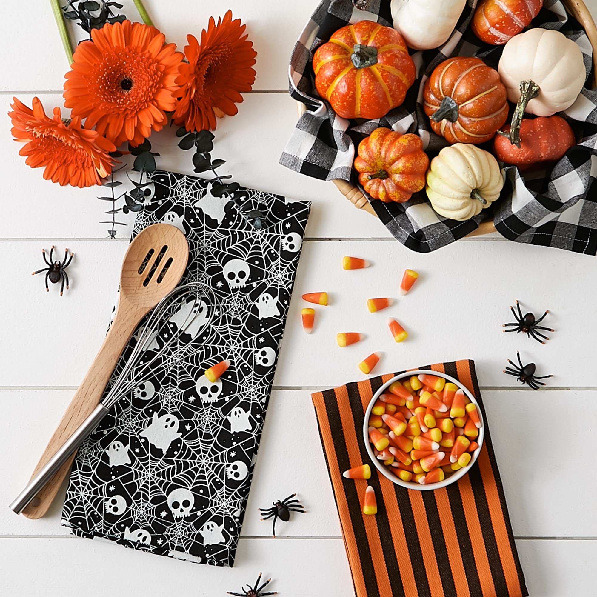 DII Asst Haunted Objects Dishtowel (Set Of 3)