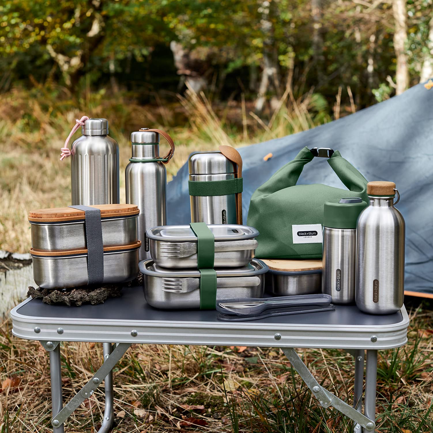 Black + Blum Explorer Insulated Flask, Olive, 650 Ml, Thermal Drinking Bottle Keeps Cold For 24 Hours And Hot For 12 Hours, 100%