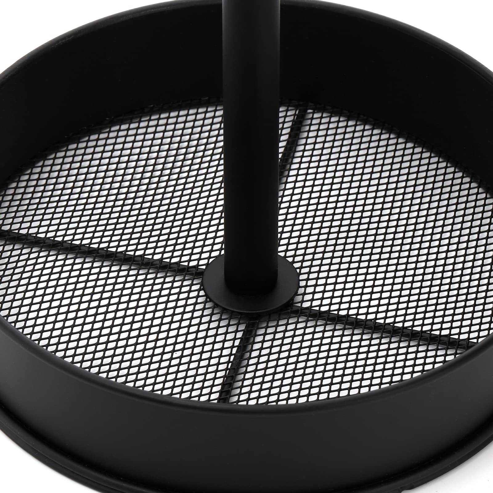Avla 2 Pack Steel Condiment Caddy, Rust-Resistant Seasoning Sauce Holder, Metal Storage Rack Basket With Display Handle, Table C
