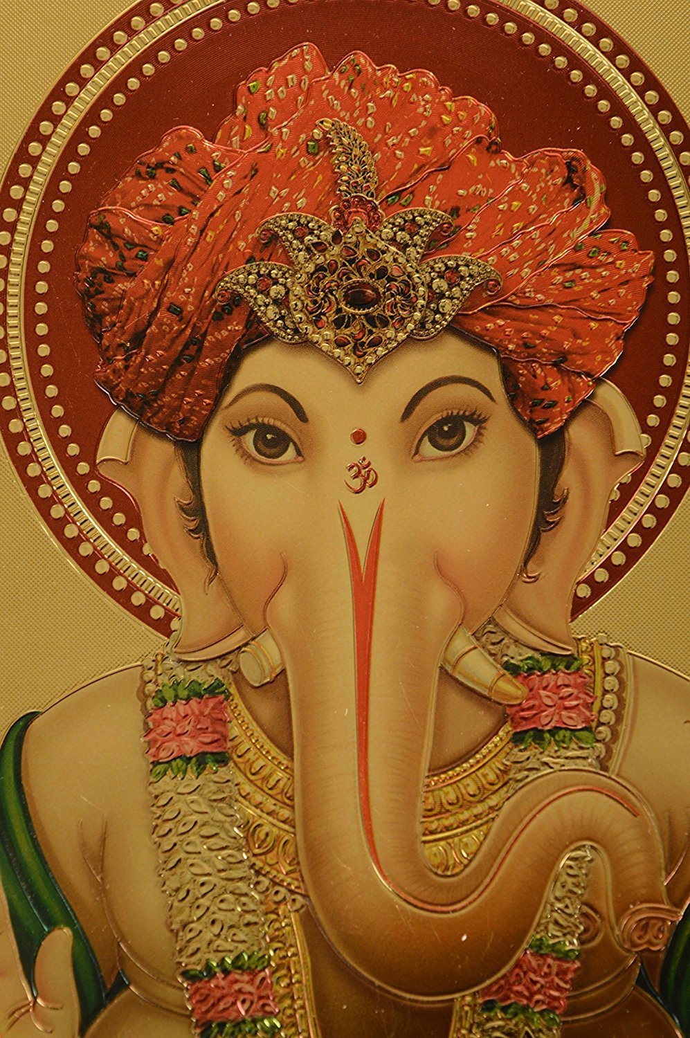 Idol Collections Ganesh Ji Poster (Foil 30 Cm X 0.5 Cm X 45 Cm)