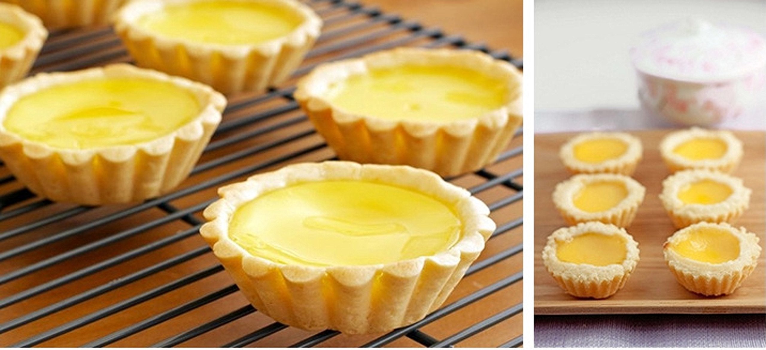 Hugestore 20Pcs Silver Tone Aluminum Egg Tart Mold Mould Makers Cupcake Cake Cookie Mold Lined Mould Tin Baking Tool 6.5Cm