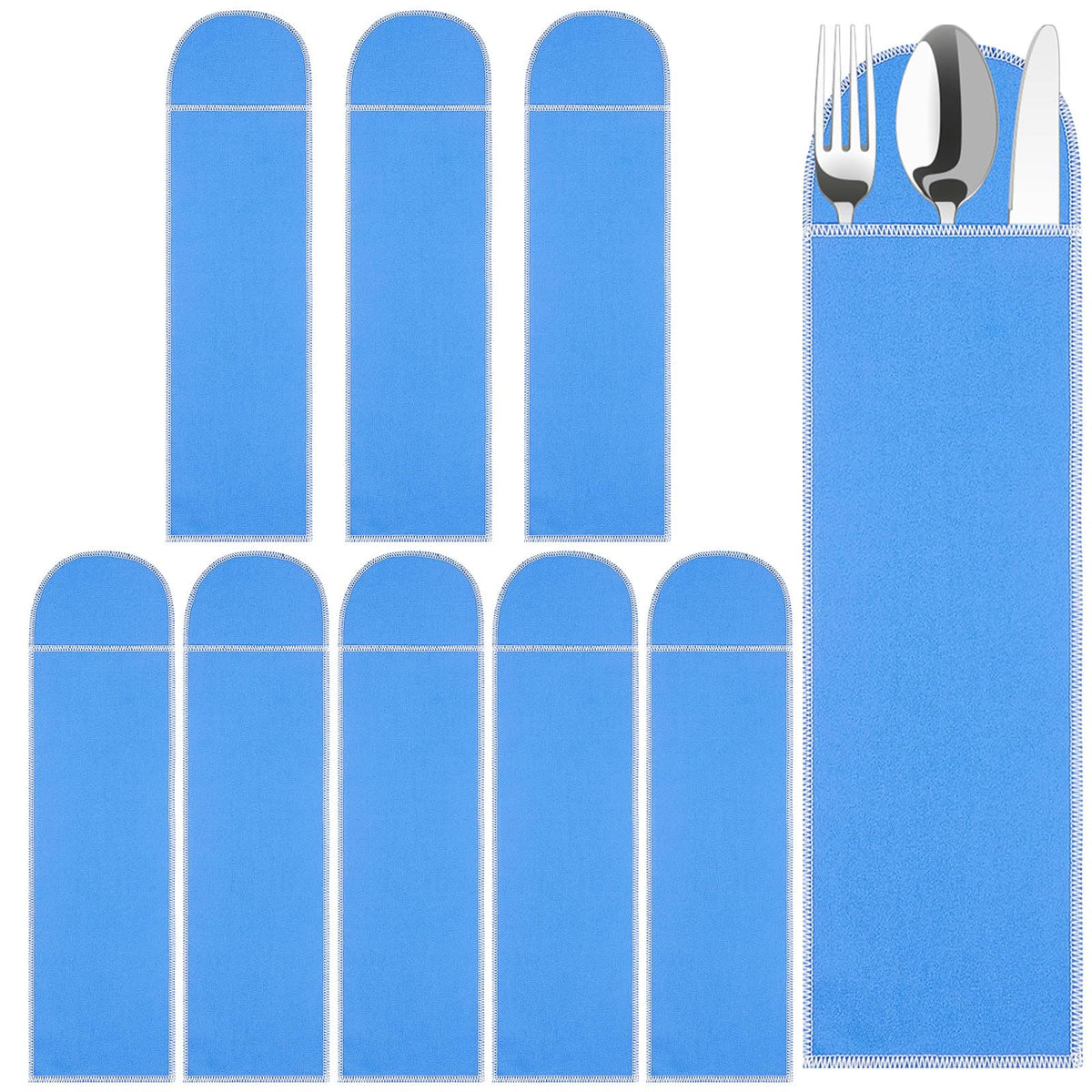 Silver Storage Bags Flatware Storage Blue Silver Flatware Storage Silverware Box Storage For Silver Tarnish Proof Silverware Clo