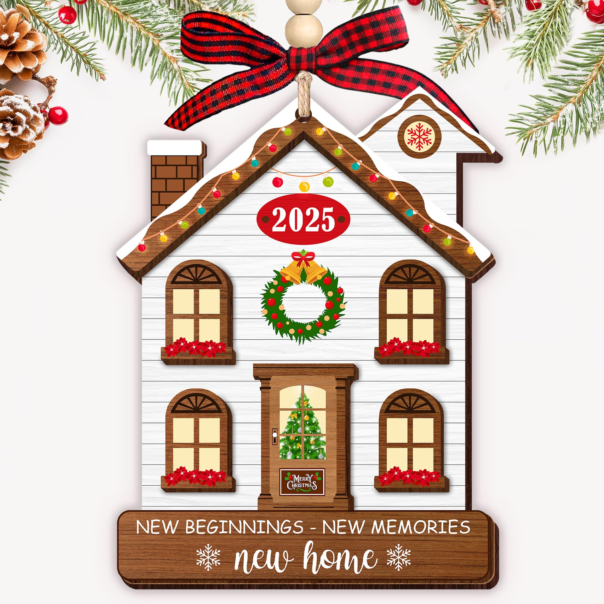 HEXMOZ New Home Ornament 2025 - Best Housewarming Gifts 2025 - New Home Gift Ideas - House Warming Gifts - First House Gift for 