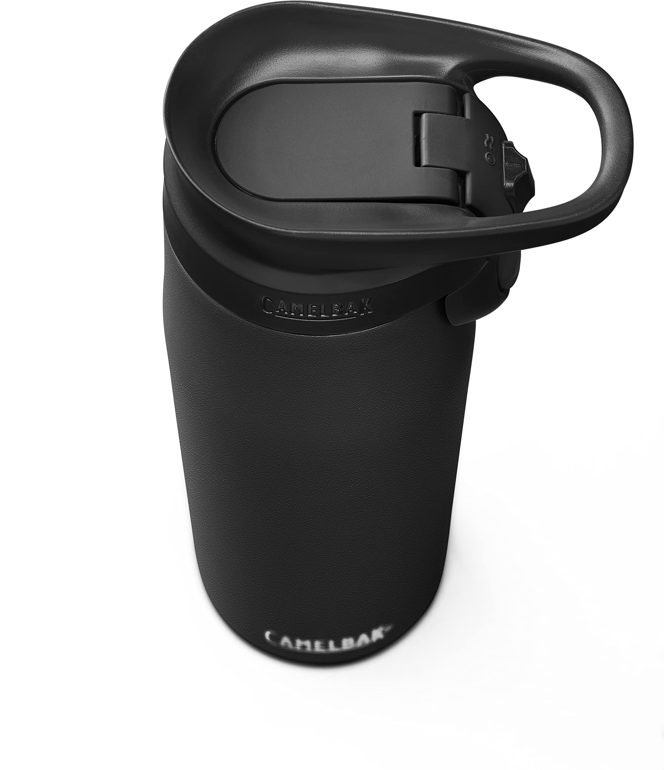 CamelBak Forge Flow Travel Mug - Insulated Steel, Non-Slip Base, 20oz, Dune, Model 2475201060