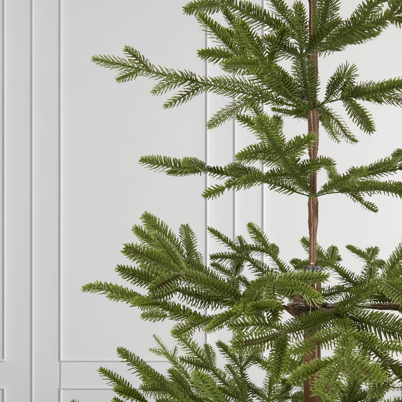 WBHome 7 FT Alpine Fir Artificial Christmas Tree, Green, Polyethylene, Model DY-USB-200G