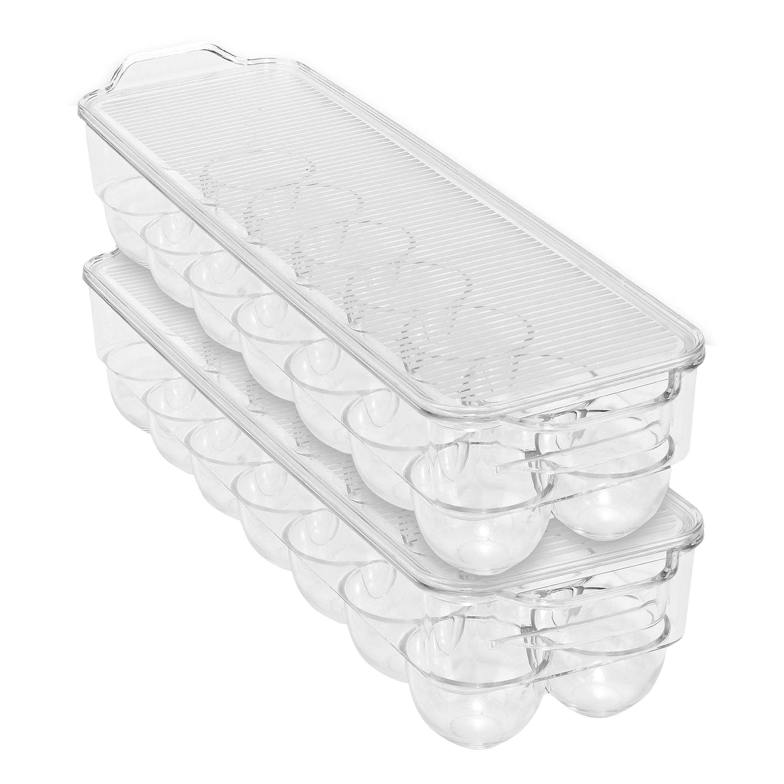 Kitchen Details 2 Pack Egg Crate, Clear